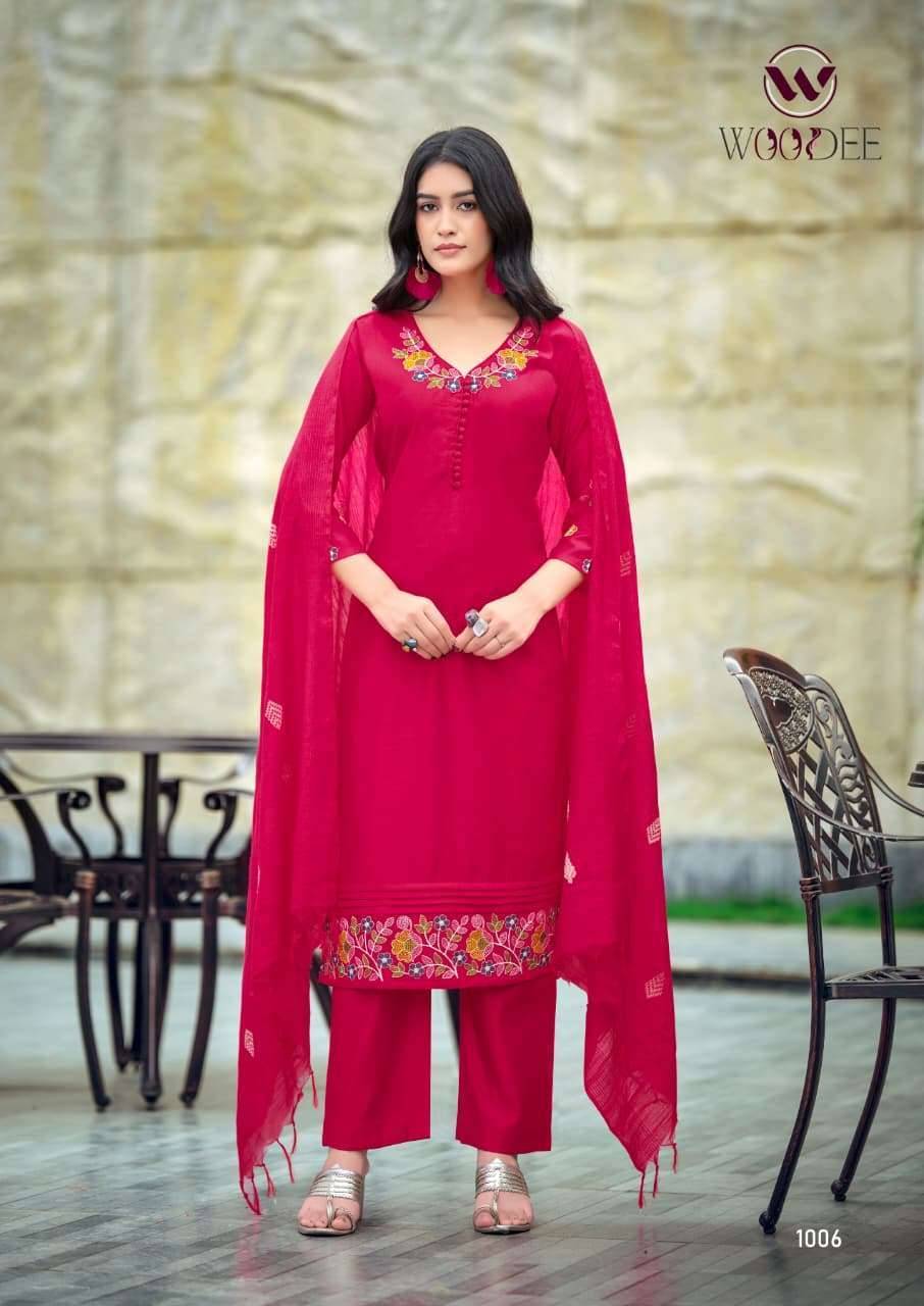 WOODEE TANISHA VOL 2 VISCOSE READYMADE SUITS 6 PCS CATALOG