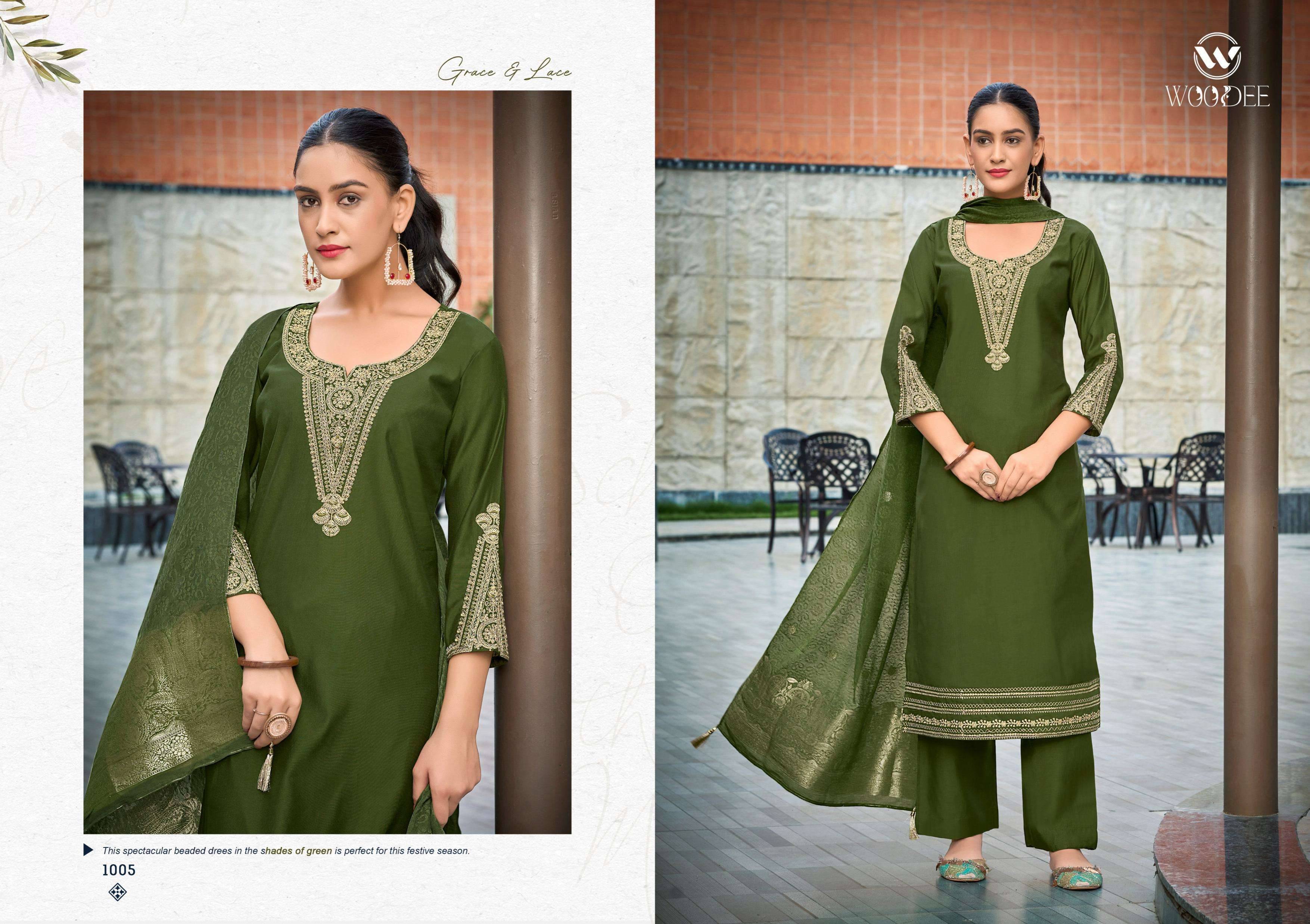 WOODEE VEDA VOL 2 VISCOSE READYMADE SUITS 6 PCS CATALOG