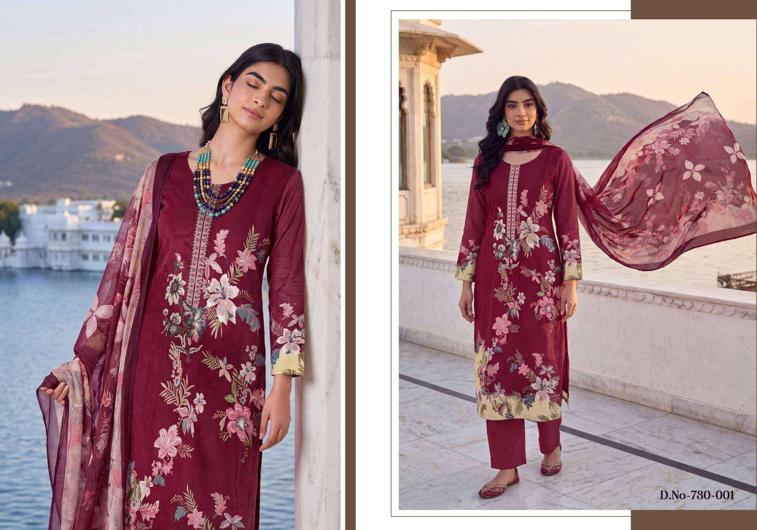 Zulfat Faiza Jam Cotton Dress Material 4 pcs Catalog