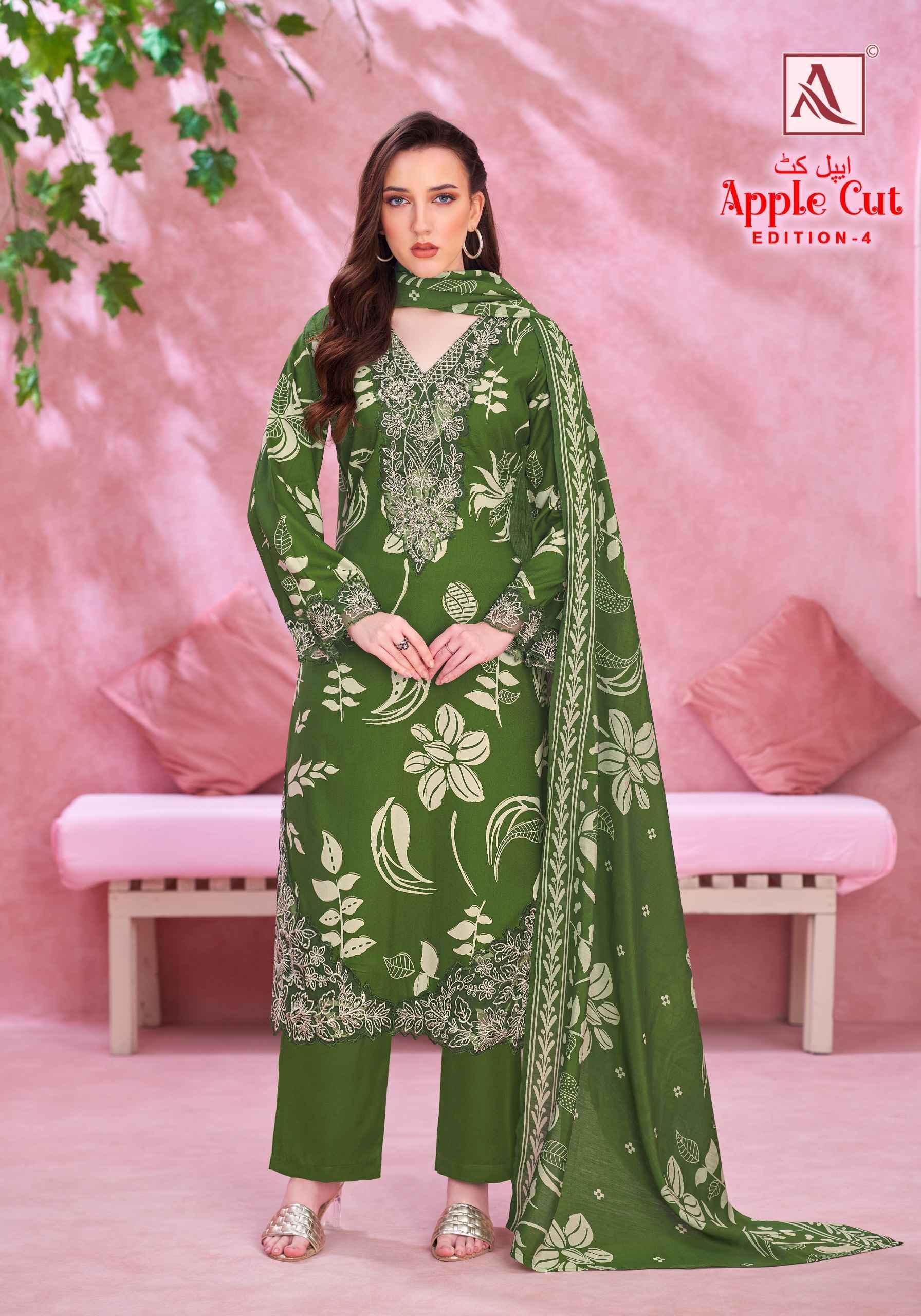 Alok Apple Cut Black Edition 4 Viscose Reyon Dress Material 6 pcs Catalog | Surat TextileMarket