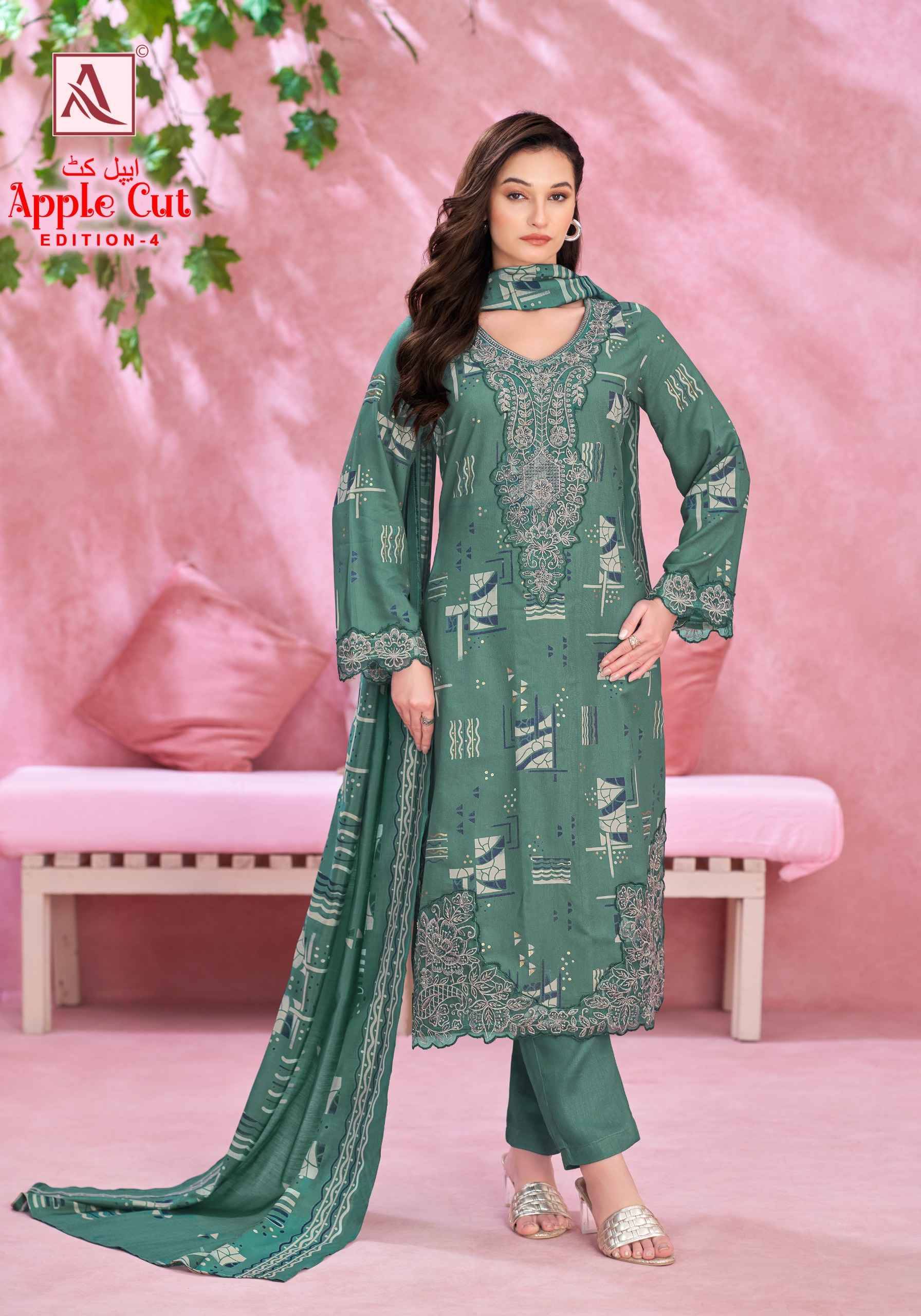 Alok Apple Cut Black Edition 4 Viscose Reyon Dress Material 6 pcs Catalog | Surat TextileMarket