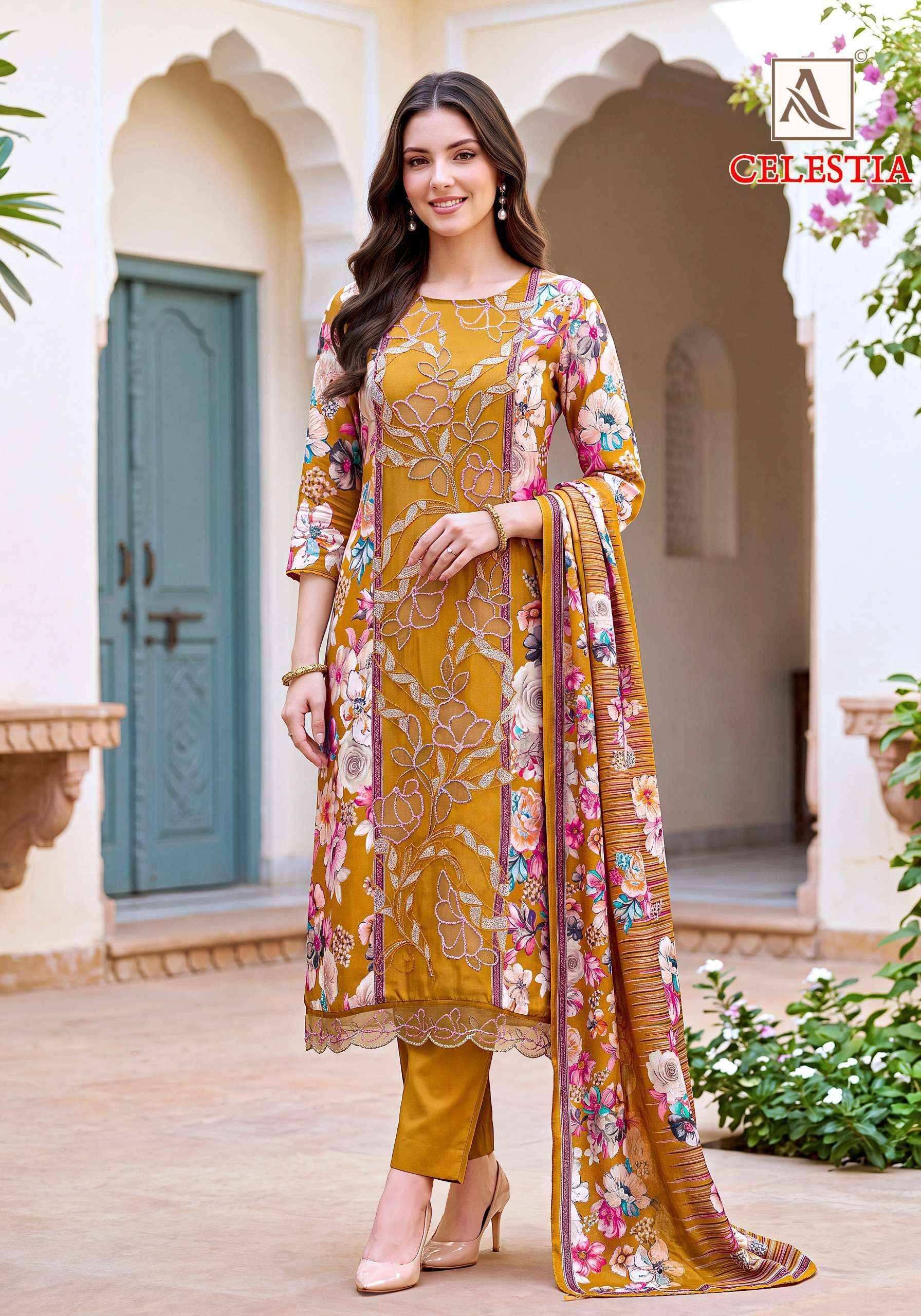 Alok Celestia Viscose Salwar Suit 6 Pcs Catalog 