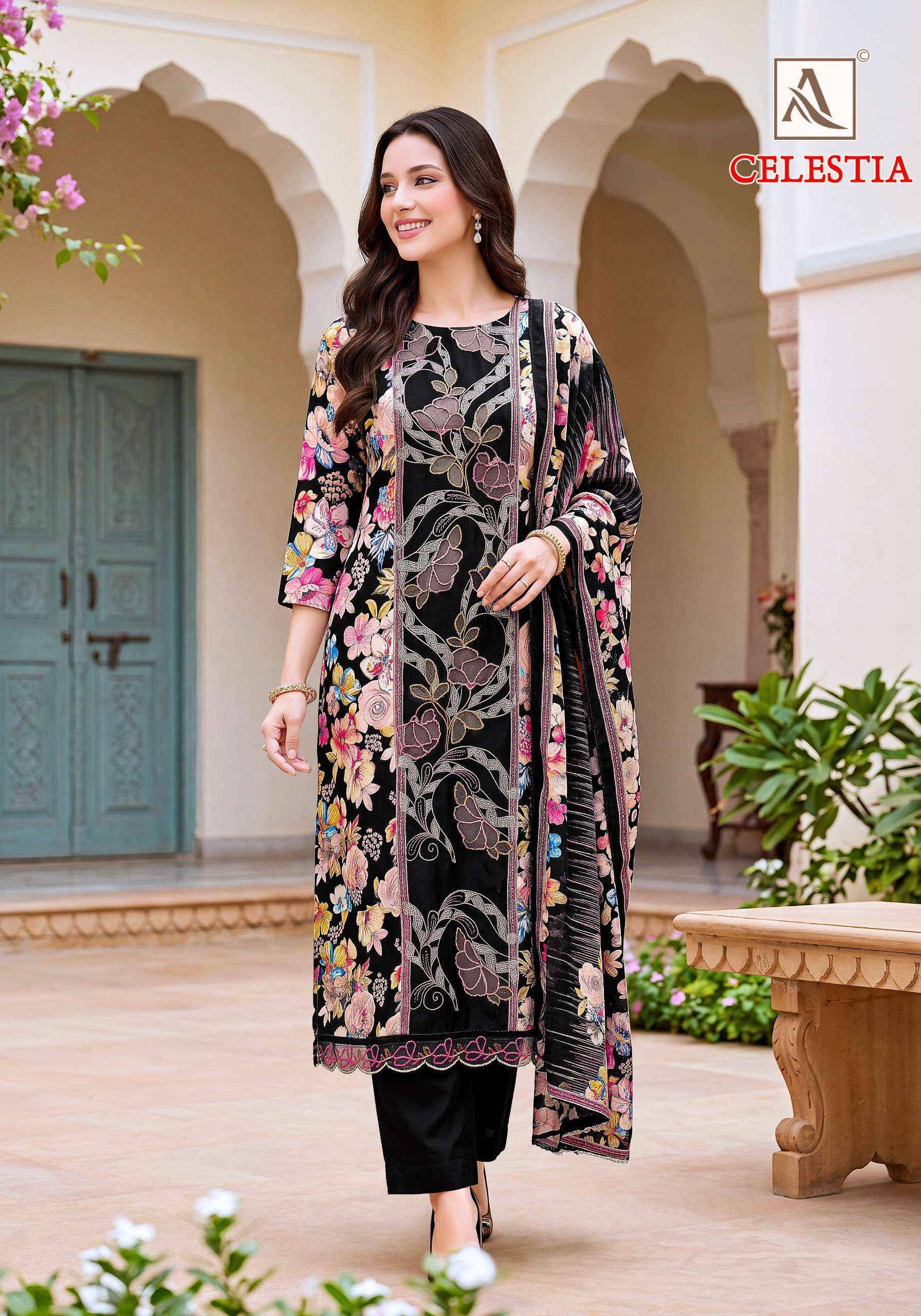 Alok Celestia Viscose Salwar Suit 6 Pcs Catalog 