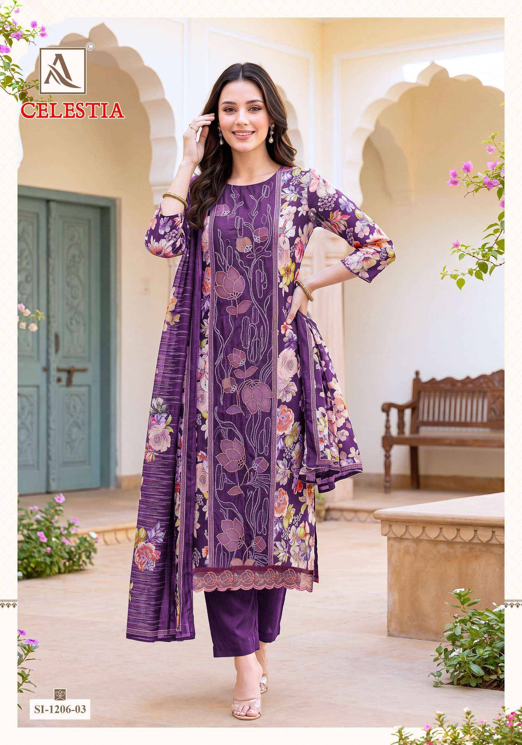Alok Celestia Viscose Salwar Suit 6 Pcs Catalog 