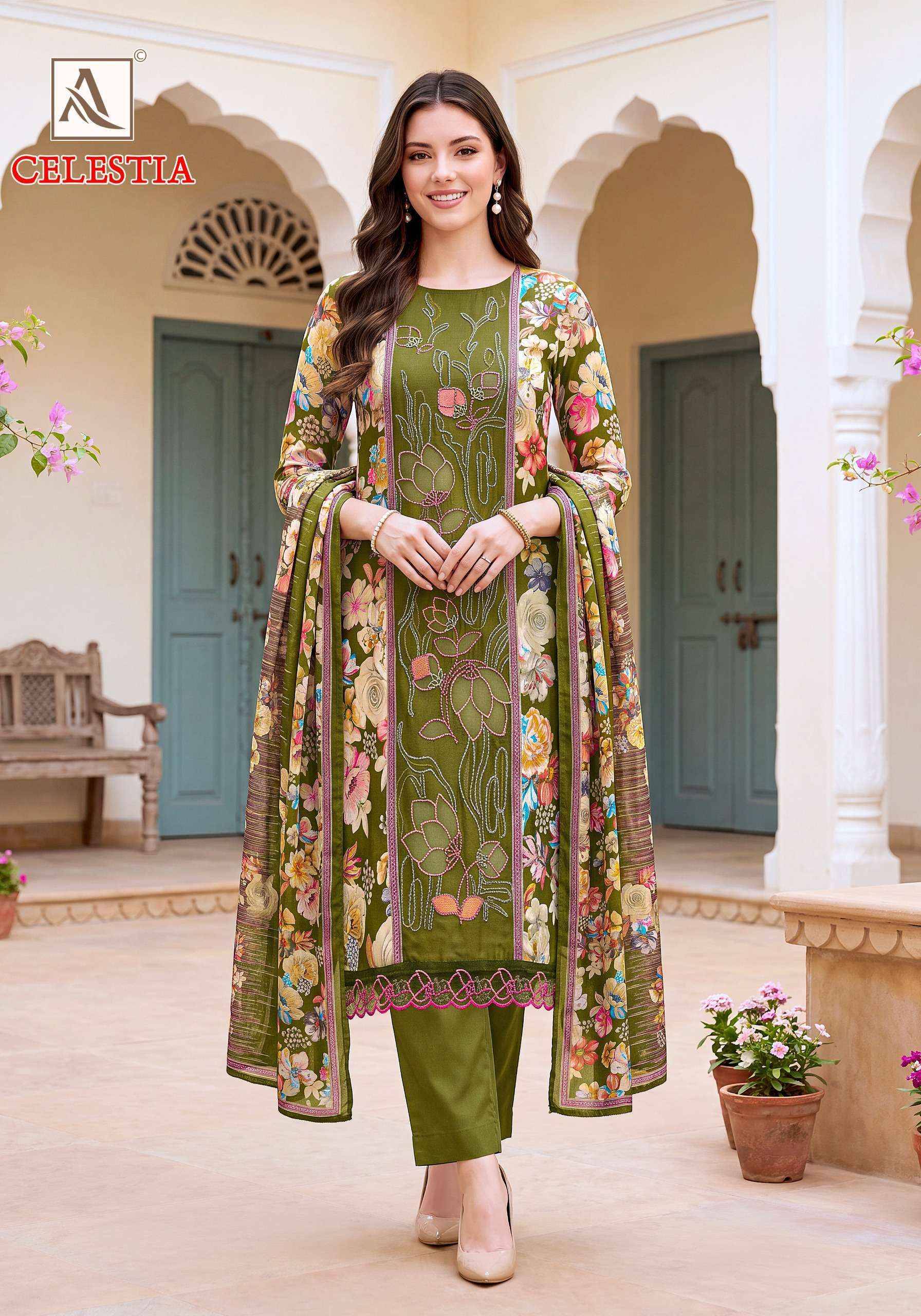 Alok Celestia Viscose Salwar Suit 6 Pcs Catalog 