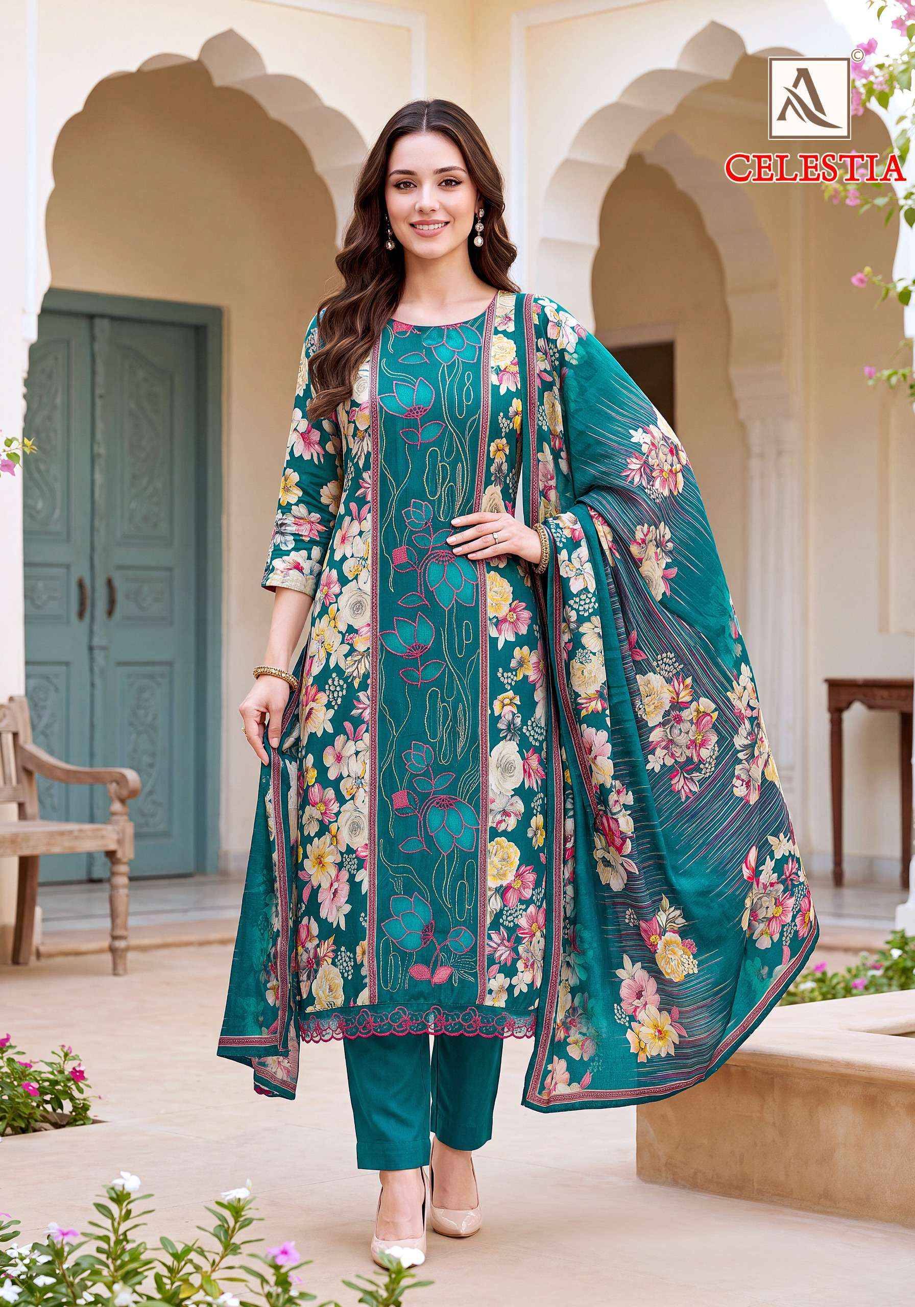 Alok Celestia Viscose Salwar Suit 6 Pcs Catalog 