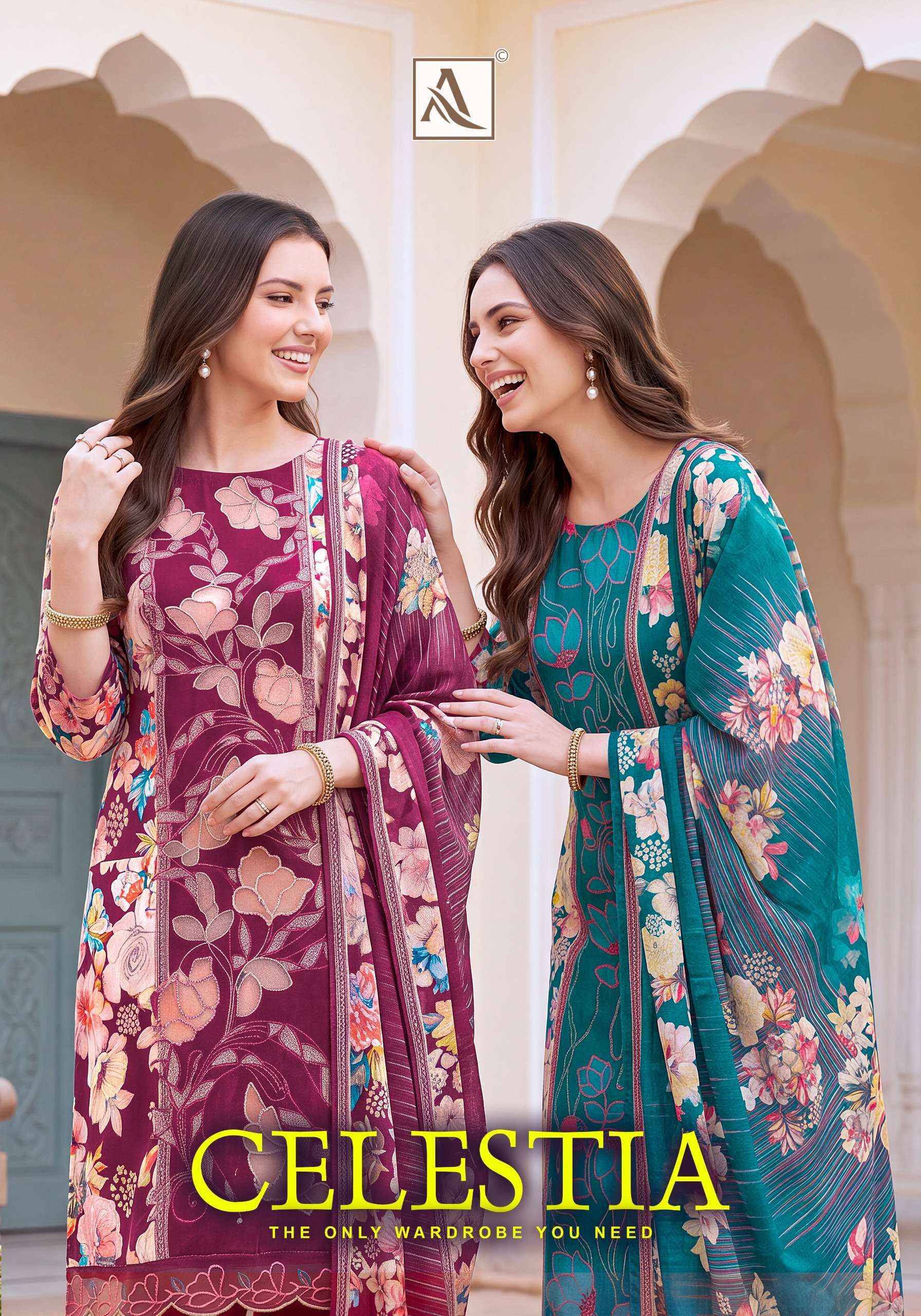 Alok Celestia Viscose Salwar Suit 6 Pcs Catalog 