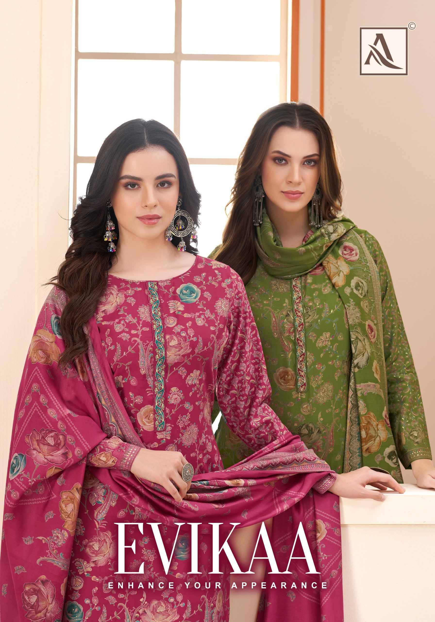 Alok Evikaa Viscose Mudaal Dress Material 5 pcs Catalog | Surat Wholesale Market.com