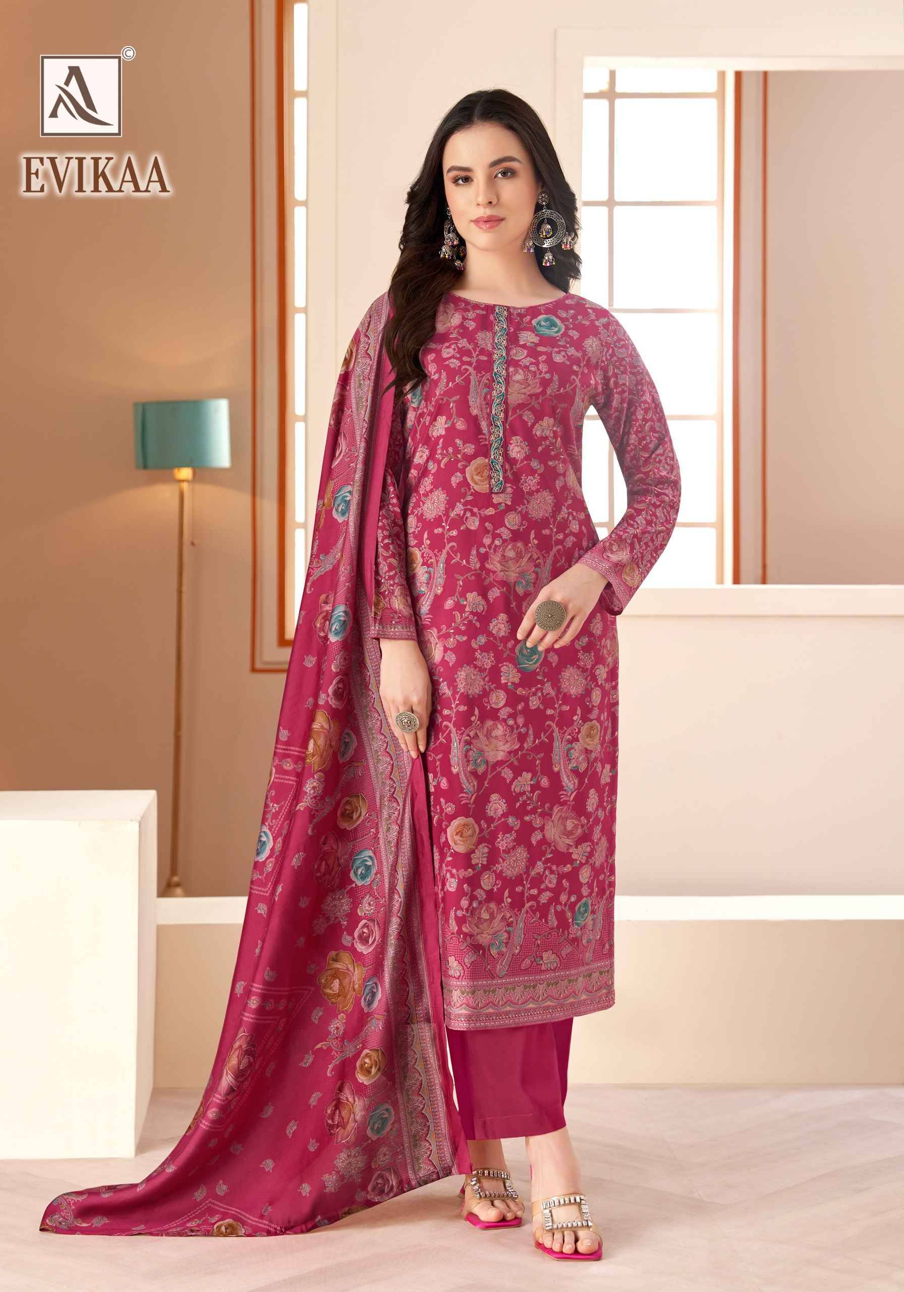 Alok Evikaa Viscose Mudaal Dress Material 5 pcs Catalog | Surat Wholesale Market.com