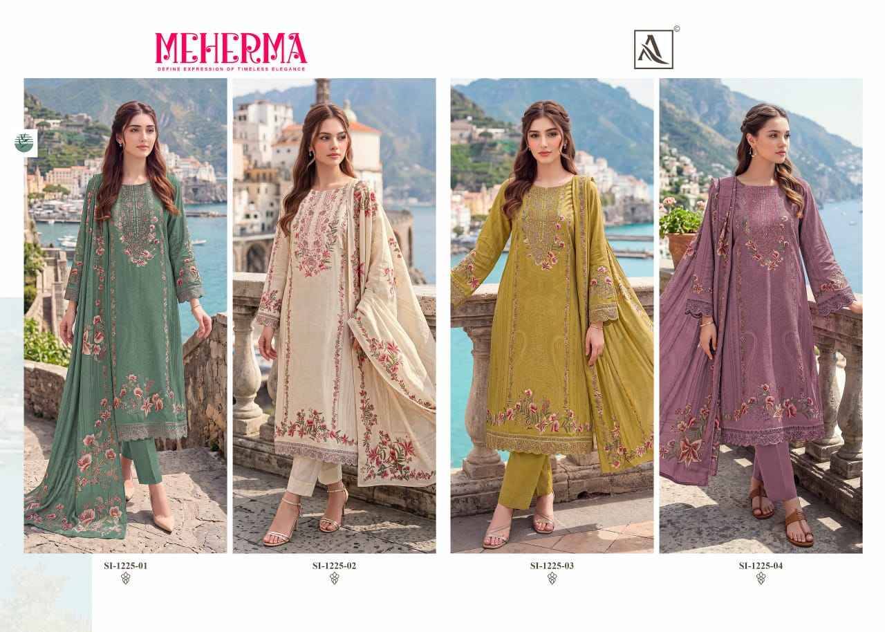 Alok Meherma Viscose Maslin Salwar Kameez 4 pcs Catalog