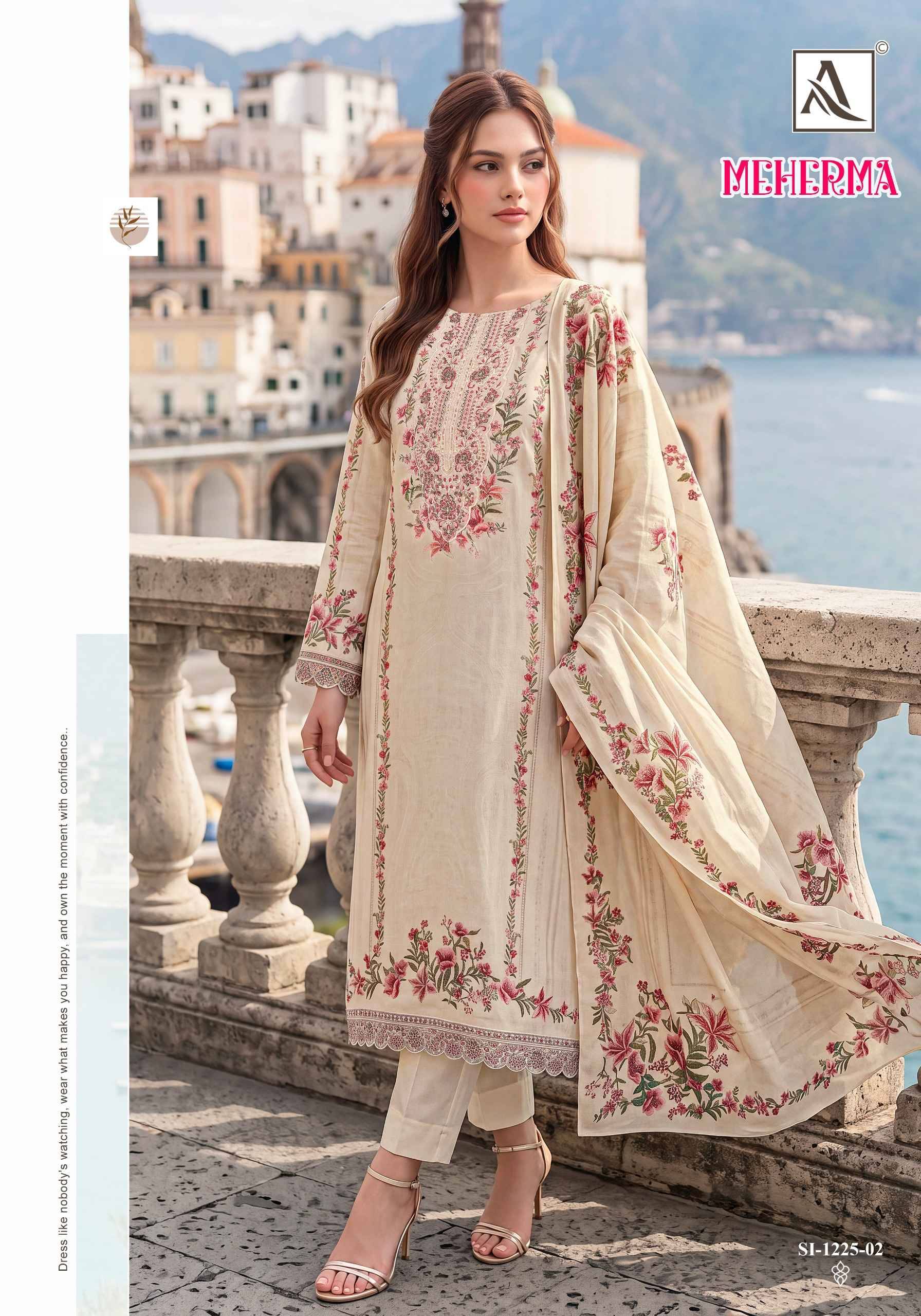 Alok Meherma Viscose Maslin Salwar Kameez 4 pcs Catalog