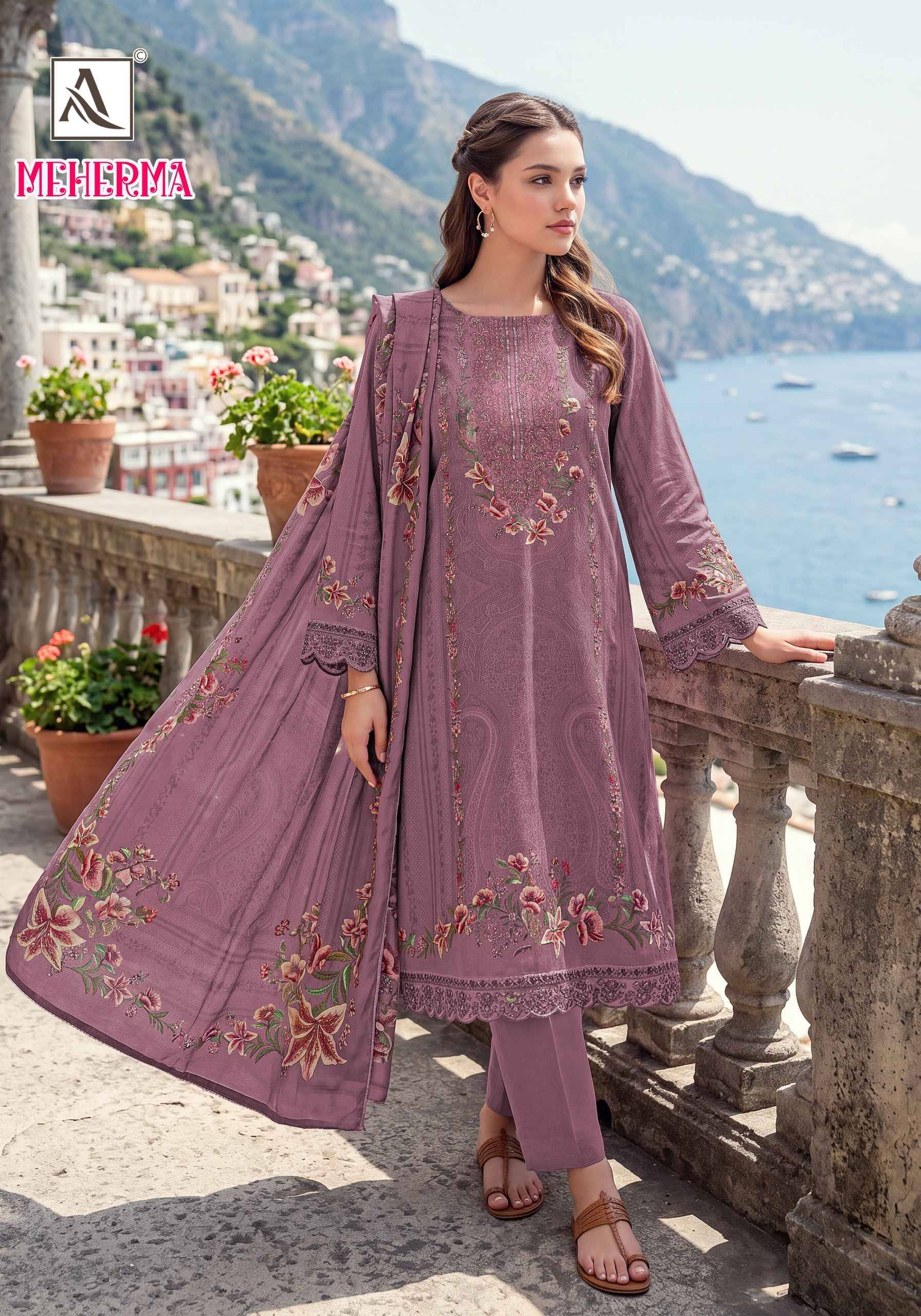 Alok Meherma Viscose Maslin Salwar Kameez 4 pcs Catalog