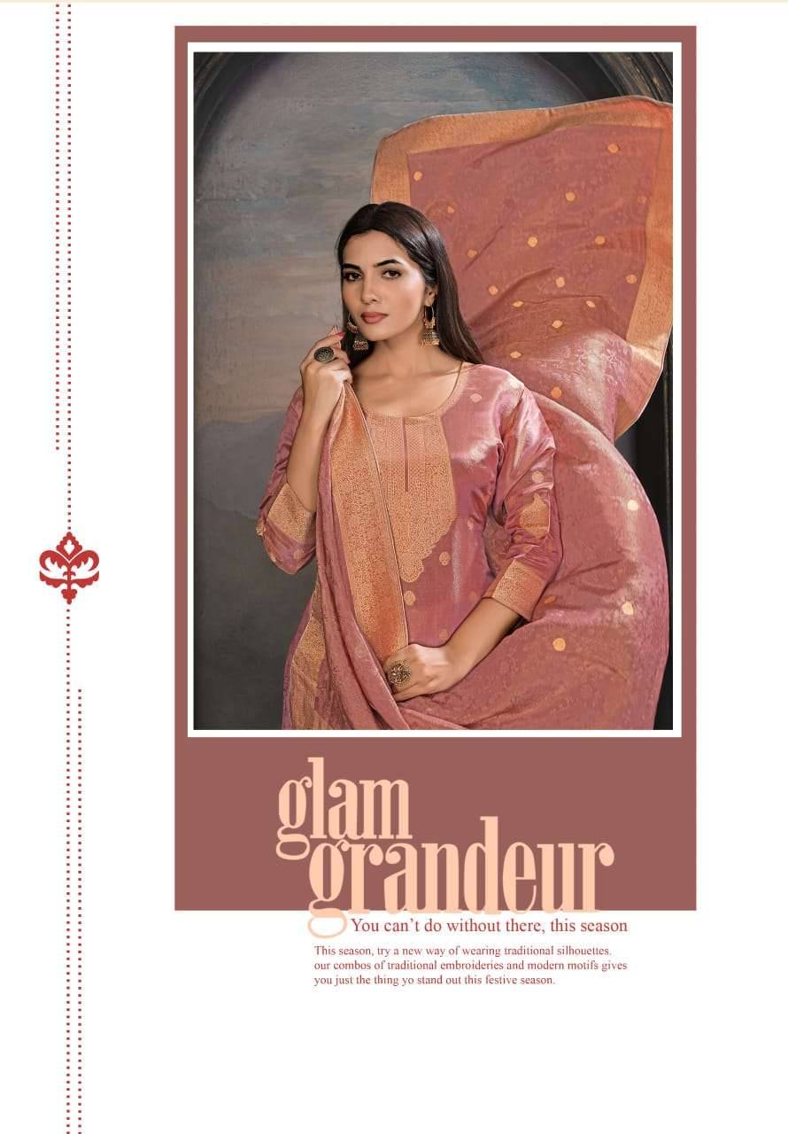 Alok Suit Iresha Jacquard Dress Material 4 Pcs Catalog | Surat Wholesale Market