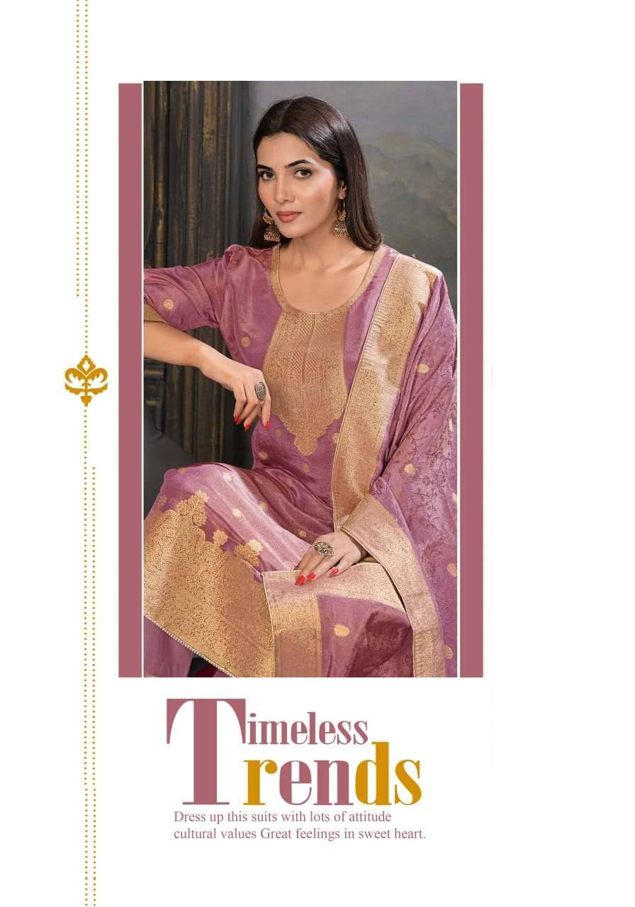 Alok Suit Iresha Jacquard Dress Material 4 Pcs Catalog | Surat Wholesale Market