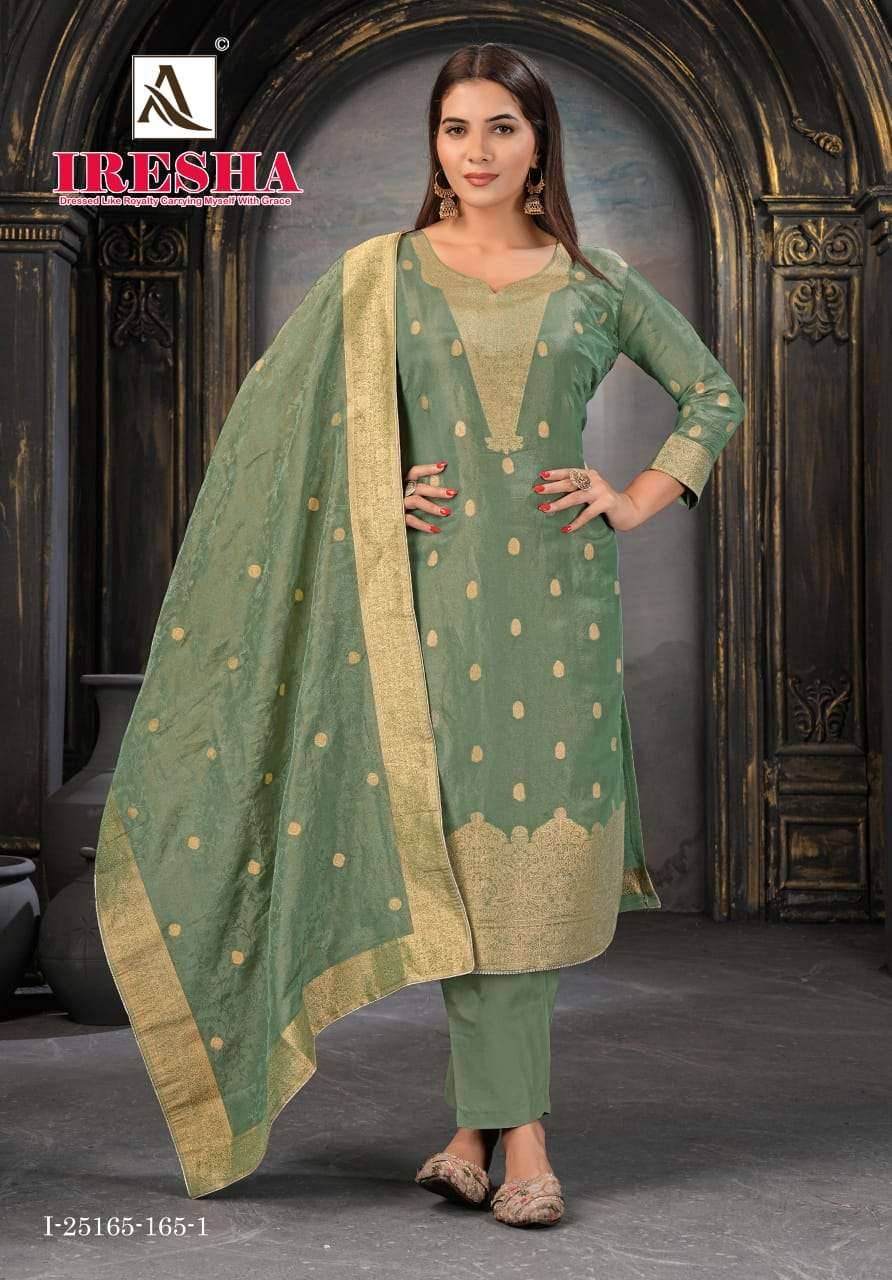 Alok Suit Iresha Jacquard Dress Material 4 Pcs Catalog | Surat Wholesale Market