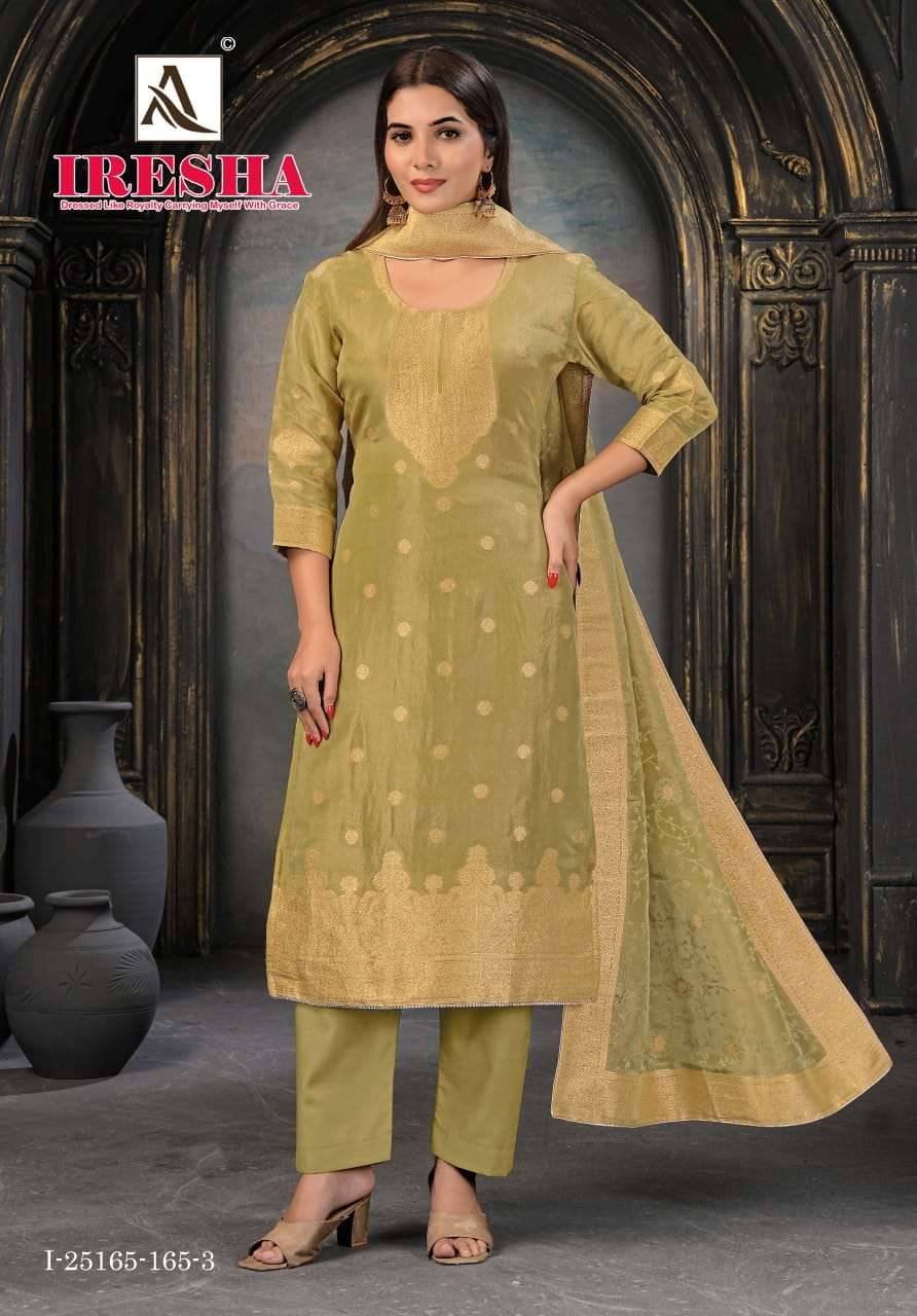 Alok Suit Iresha Jacquard Dress Material 4 Pcs Catalog | Surat Wholesale Market