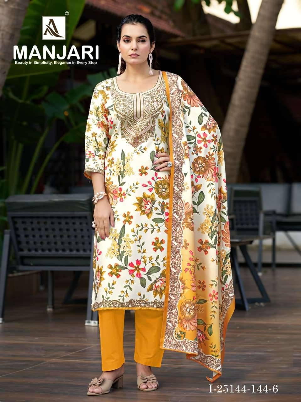 Alok Suit Manjari Winter Wear Salwar Suit 6 Pcs Catalog | Wholesale Textiles Direct from Surat