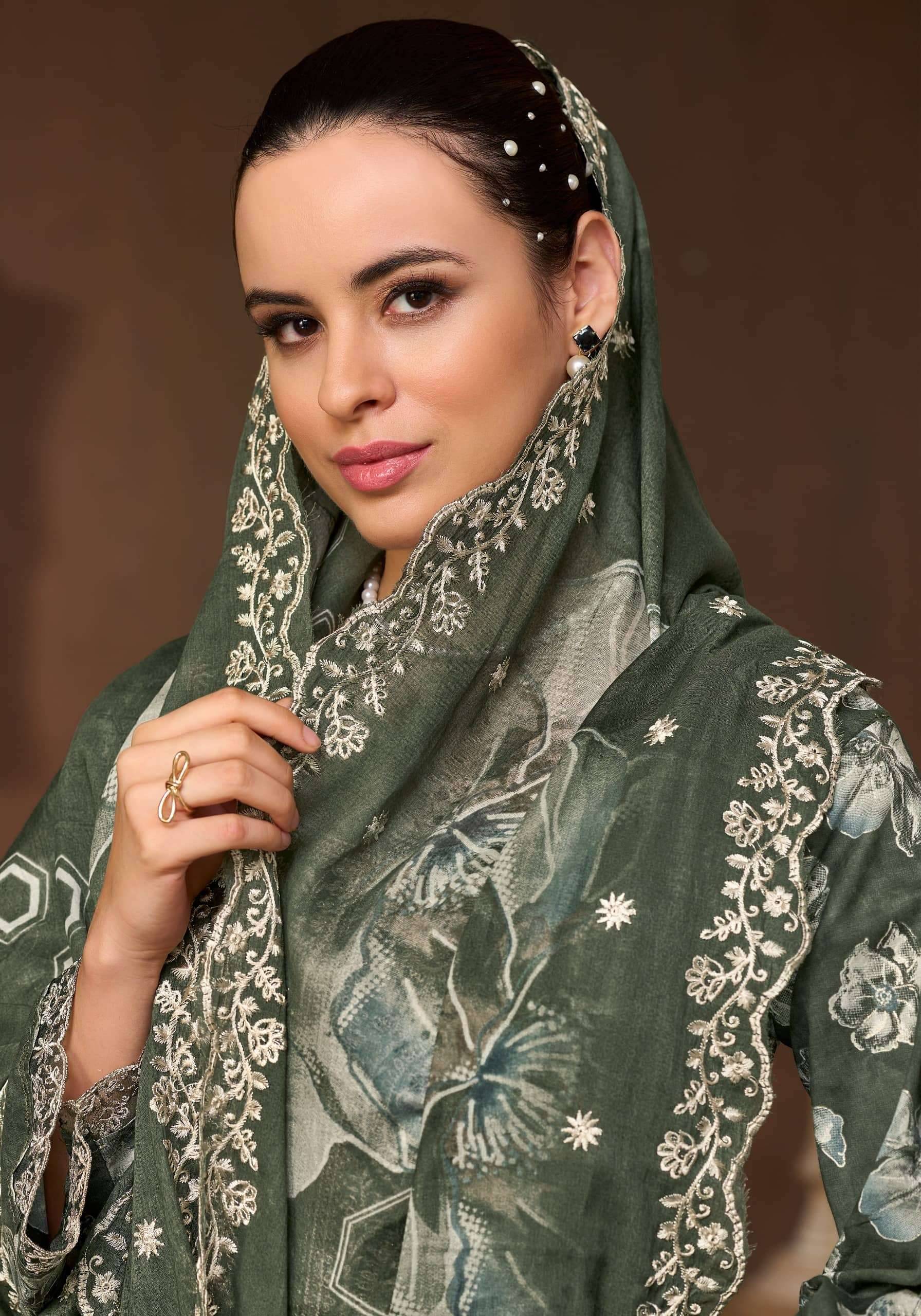 Alok Suit Mushk Kaleem Pure Cambric Salwar Kameez 6 Pcs Catalog