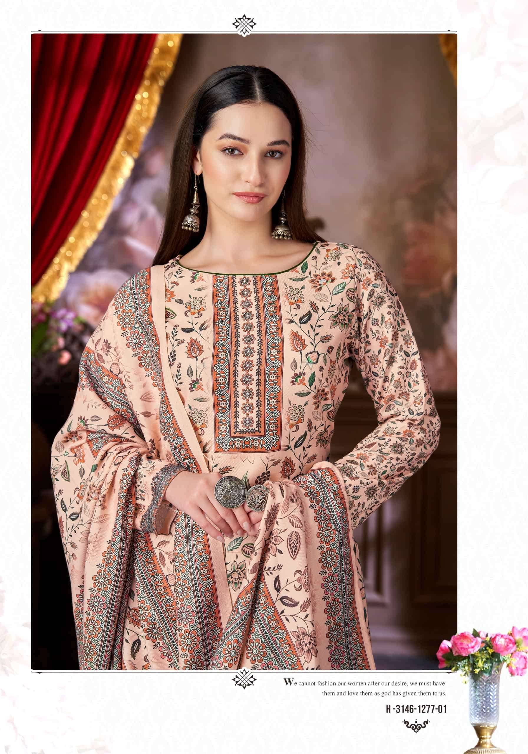 Alok Suit Winter Aura Wear Winter Salwar Suit 6 Pcs Catalog | Surat Wholesale Market