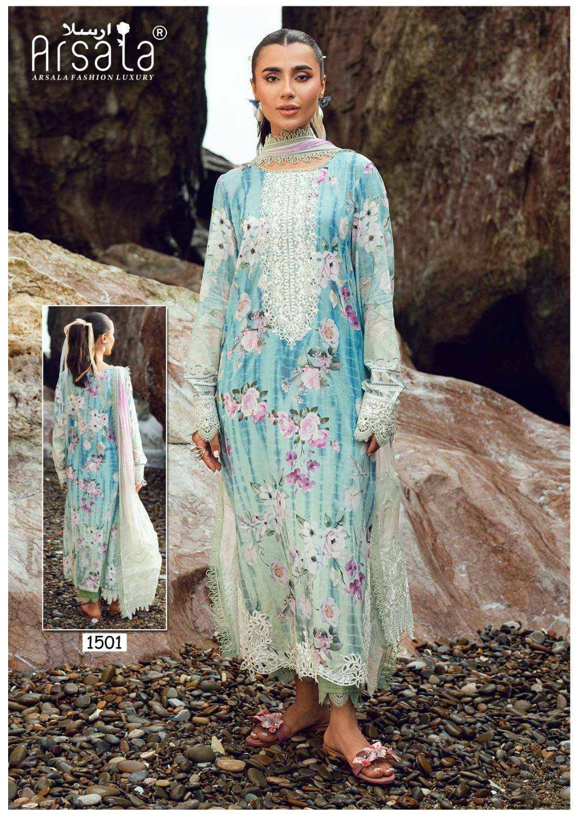 Arsala Fashion Amira Vol 15 Cotton Salwar Suit _ Surat Wholesale Market 6 Pcs Catalog 