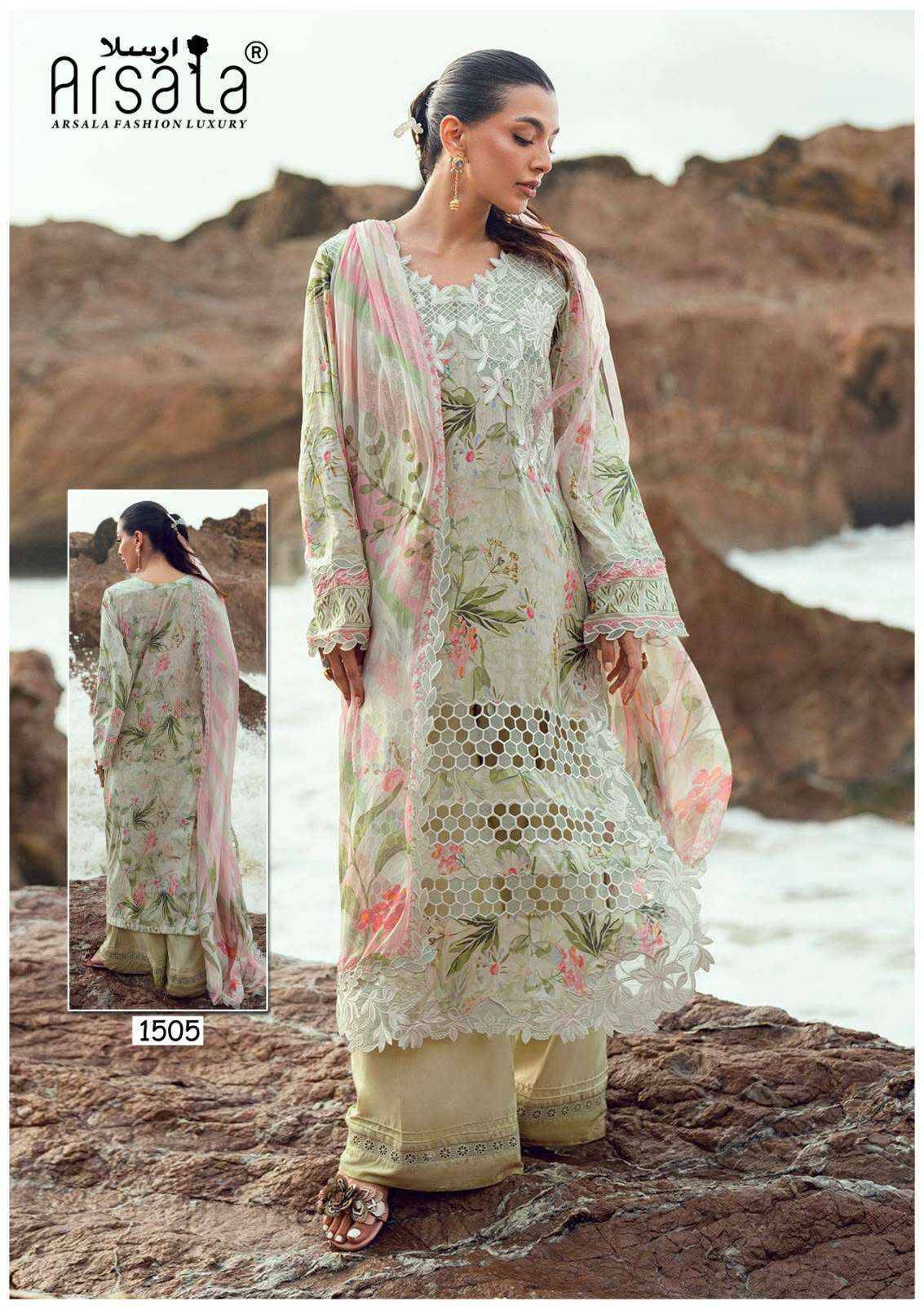 Arsala Fashion Amira Vol 15 Cotton Salwar Suit _ Surat Wholesale Market 6 Pcs Catalog 