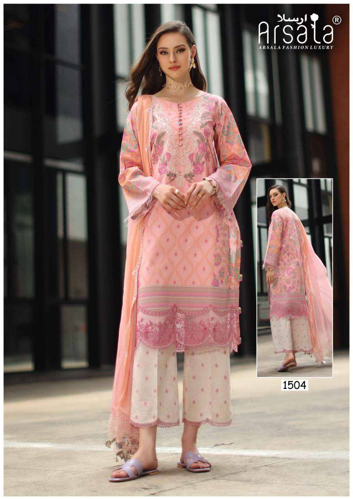 Arsala Fashion Amira Vol 15 Cotton Salwar Suit _ Surat Wholesale Market 6 Pcs Catalog 