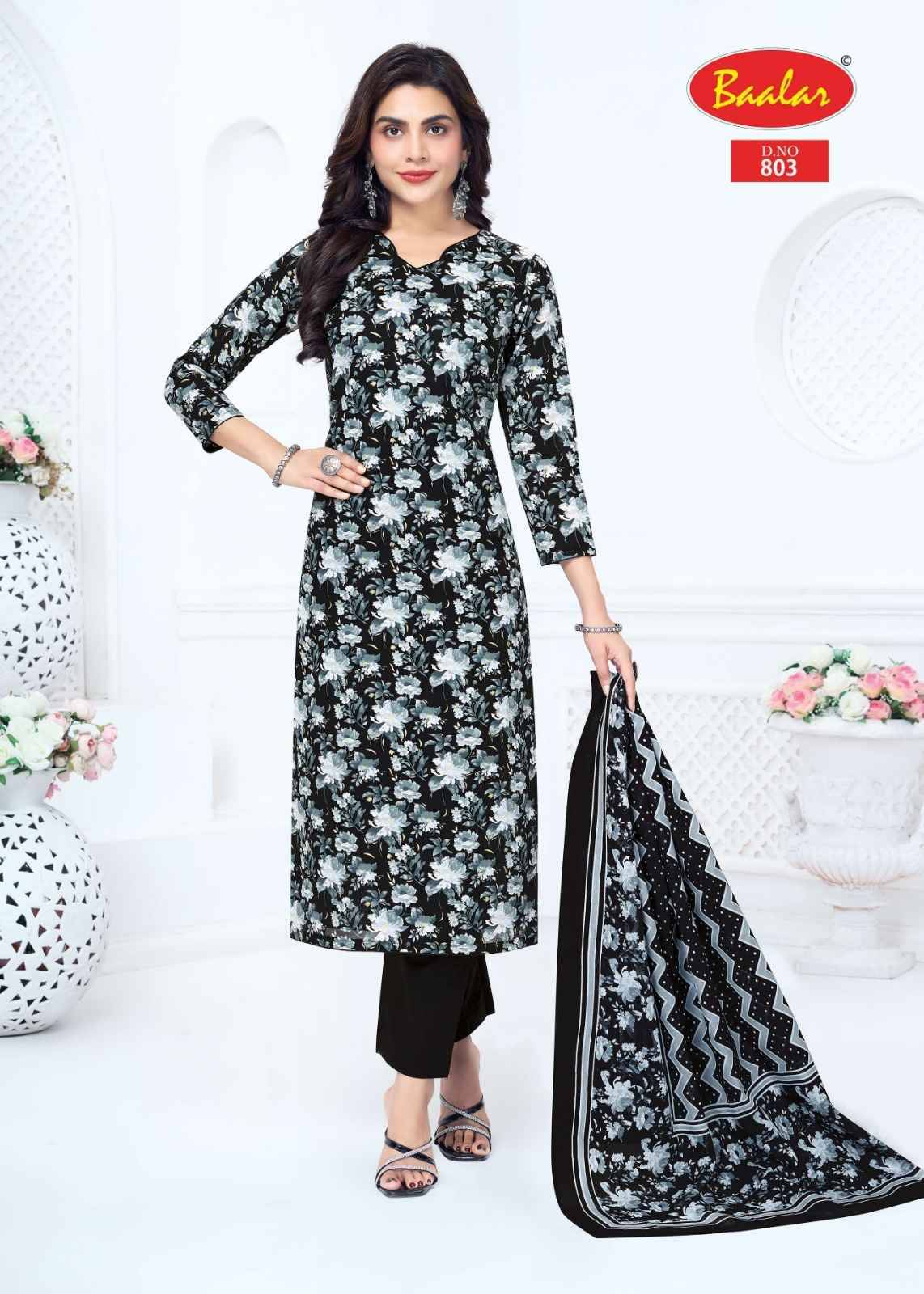 Baalar Pashmina Vol 8 Cotton Dress Material 12 pcs Catalog