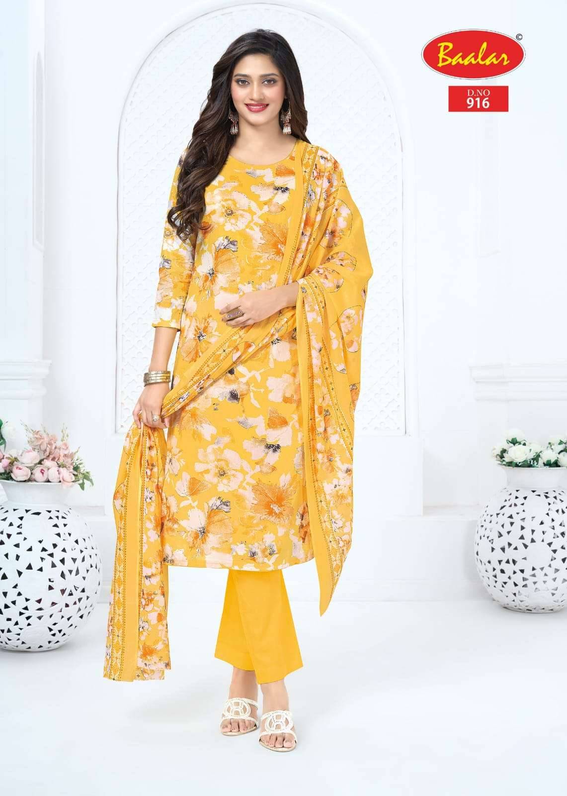 Baalar Pashmina Vol 9 Pure Lawn Cotton Dress Material 13 Pcs Catalog