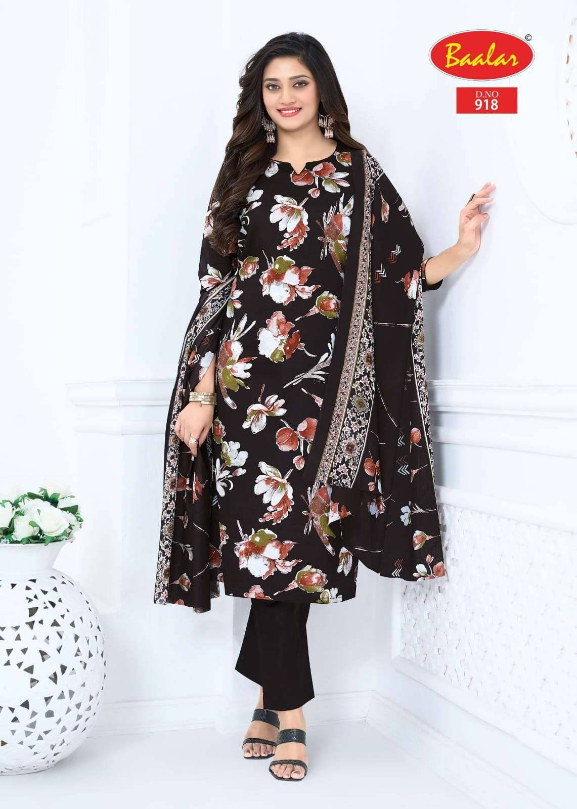 Baalar Pashmina Vol 9 Pure Lawn Cotton Dress Material 13 Pcs Catalog