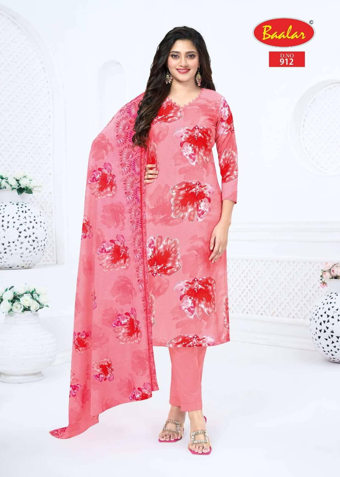 Baalar Pashmina Vol 9 Pure Lawn Cotton Dress Material 13 Pcs Catalog
