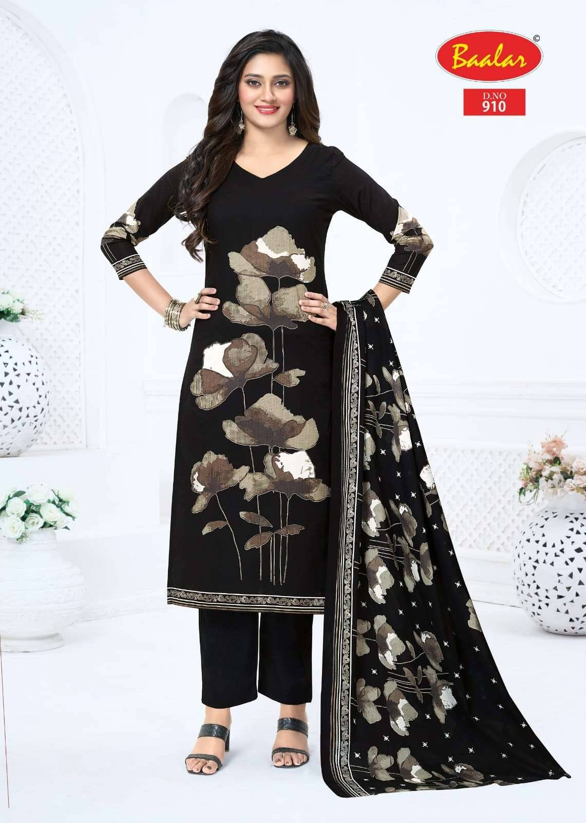Baalar Pashmina Vol 9 Pure Lawn Cotton Dress Material 13 Pcs Catalog