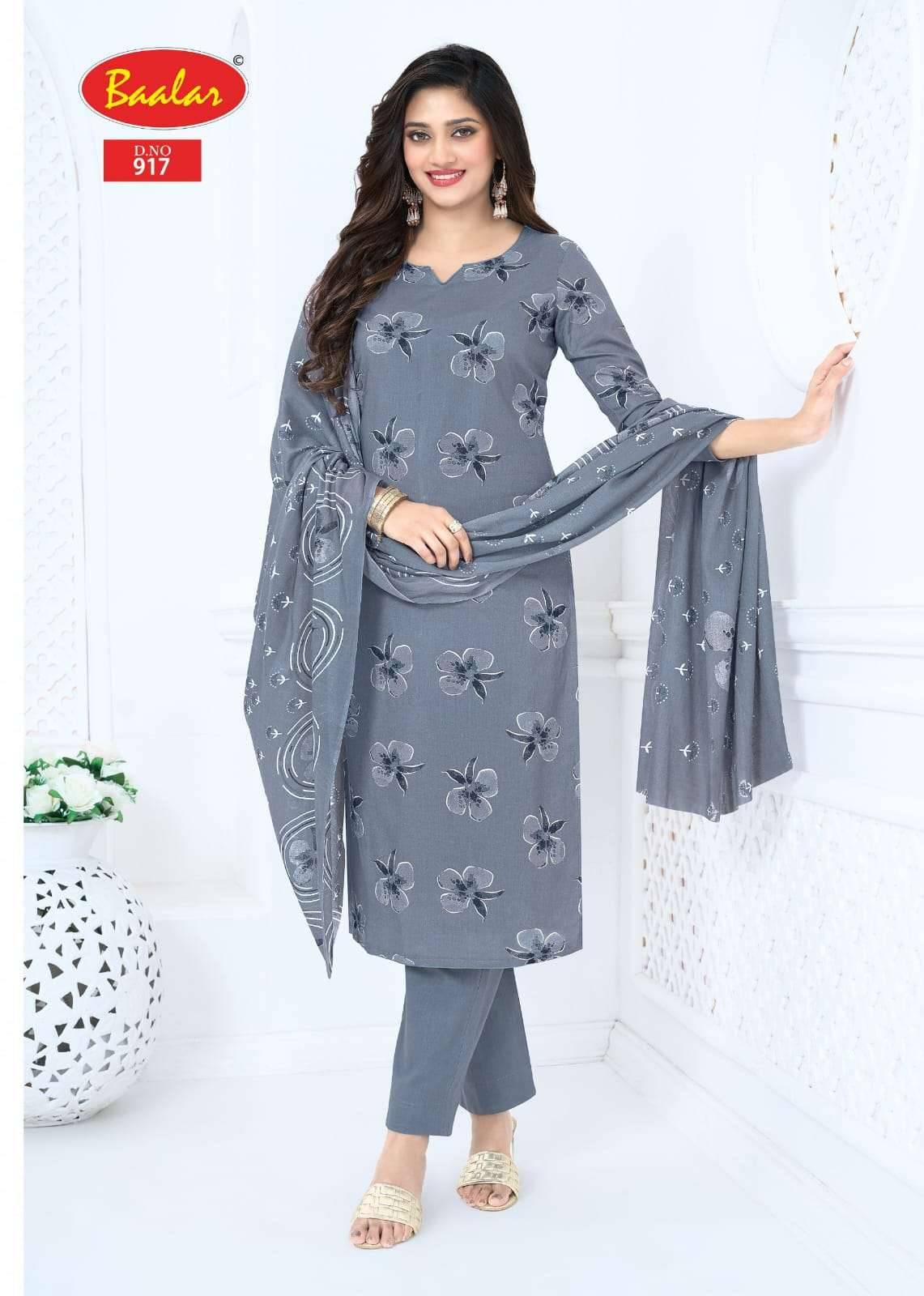 Baalar Pashmina Vol 9 Pure Lawn Cotton Dress Material 13 Pcs Catalog