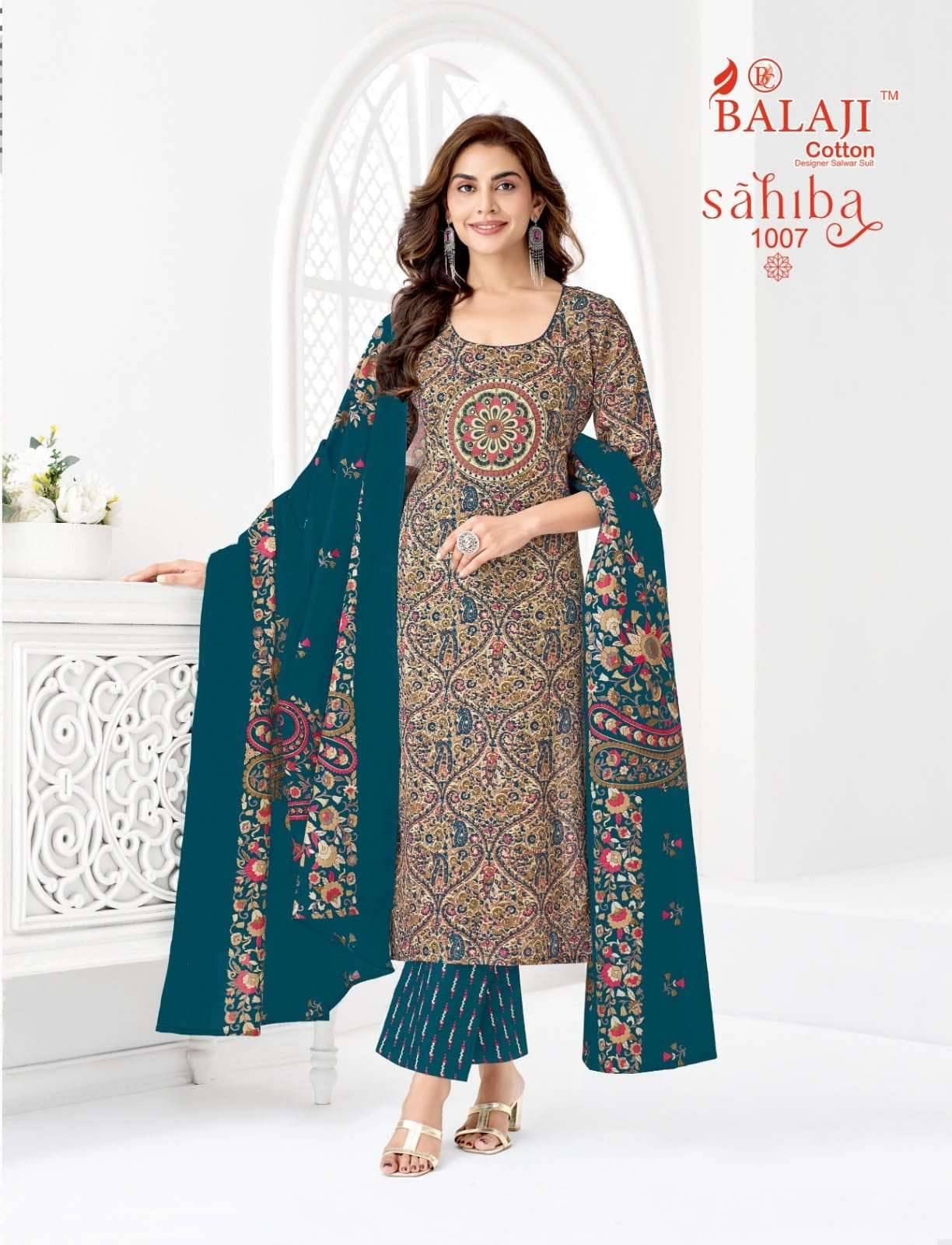 Balaji Cotton Sahiba Vol 1 Cotton Readymade Suits 8 Pcs Catalog