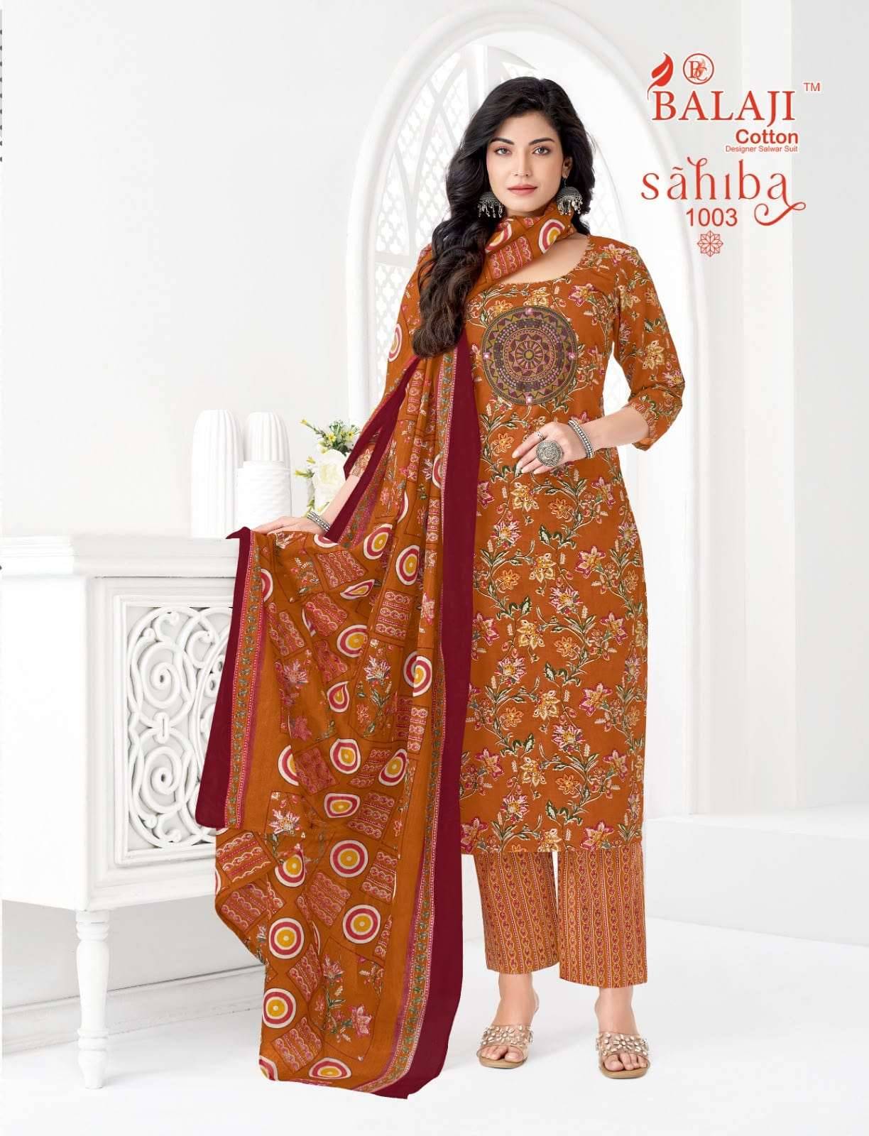 Balaji Cotton Sahiba Vol 1 Cotton Readymade Suits 8 Pcs Catalog