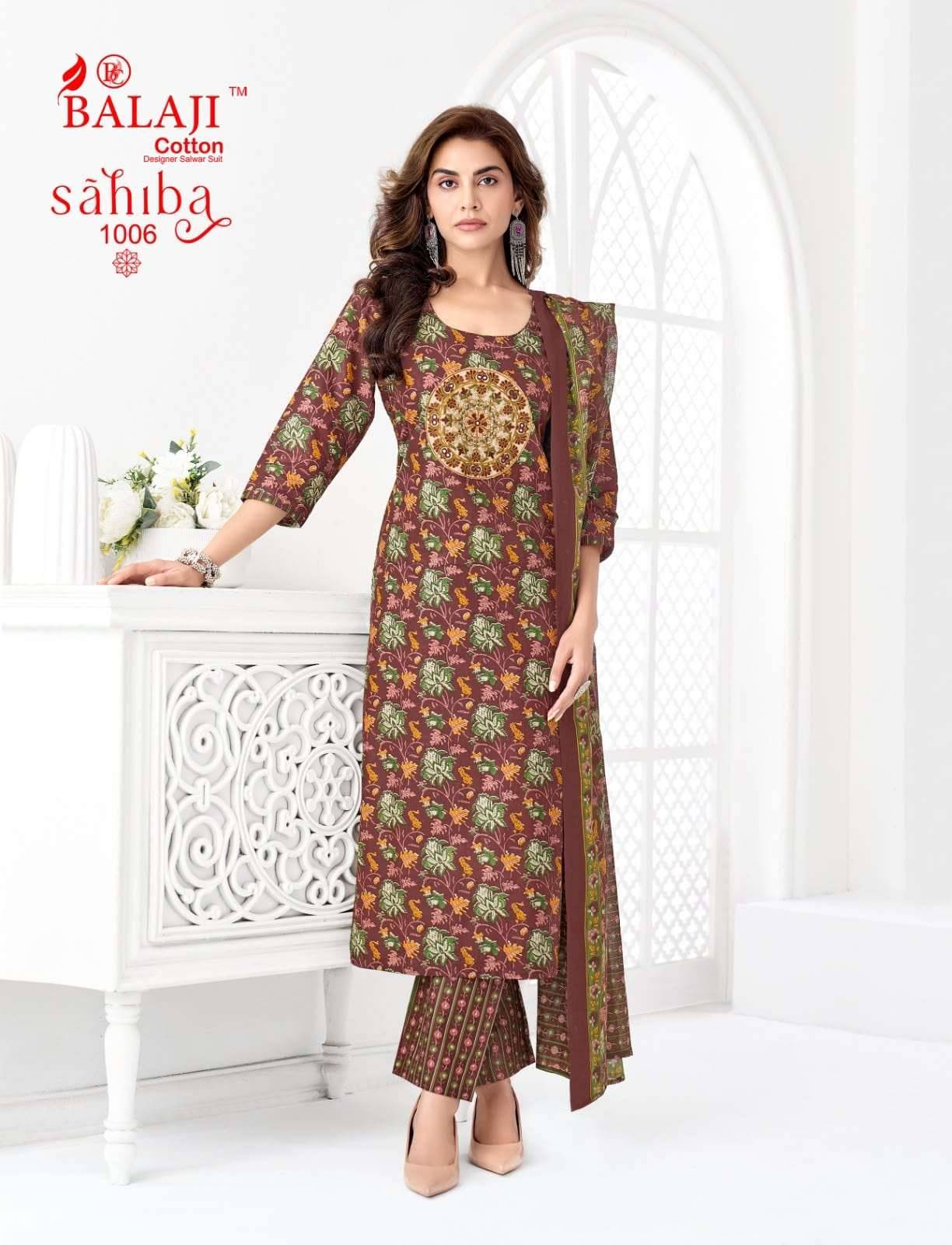 Balaji Cotton Sahiba Vol 1 Cotton Readymade Suits 8 Pcs Catalog