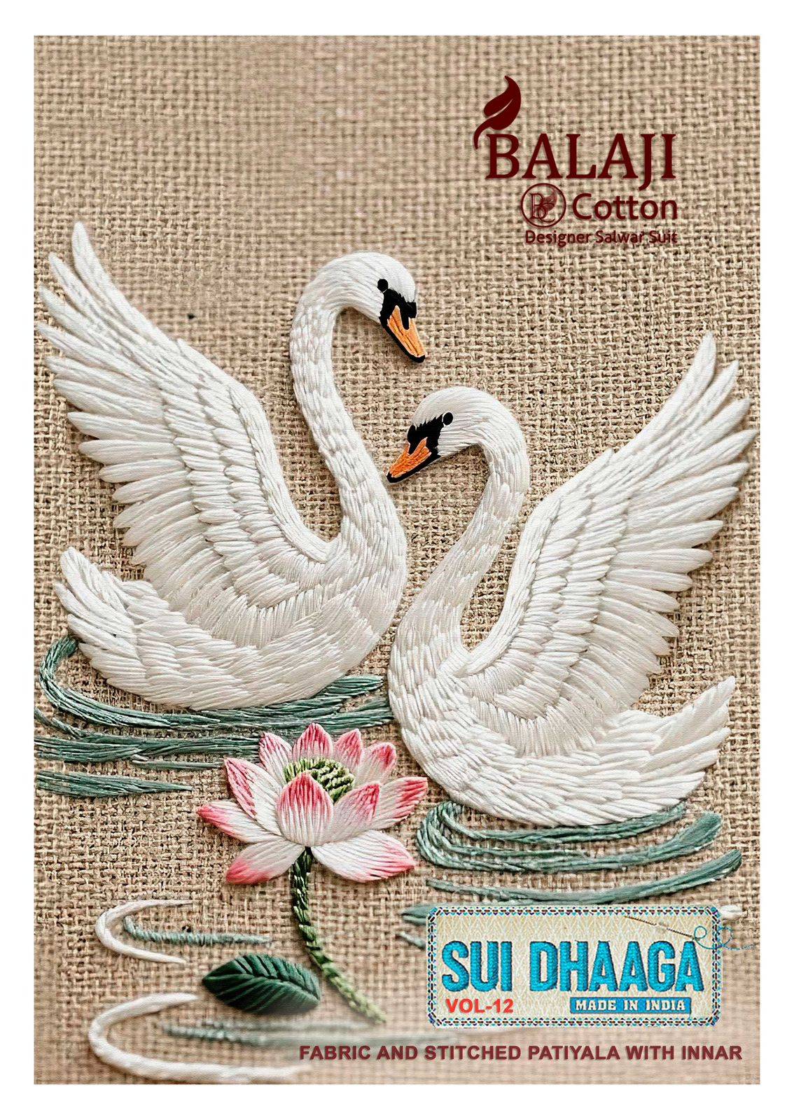Balaji Sui Dhaaga Vol-12 Cotton Dress Material Wholesale Price 10 Pcs Catalog