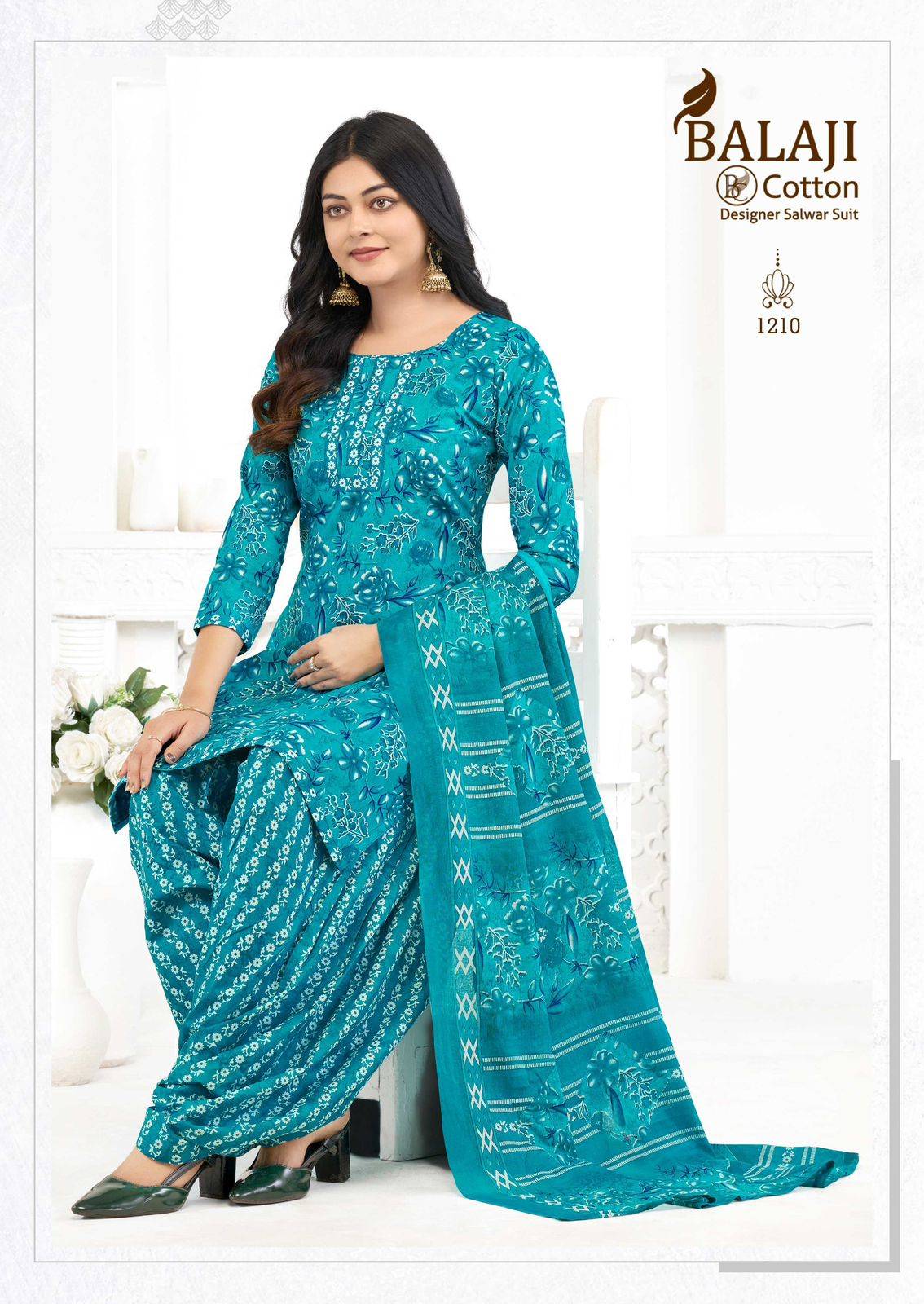 Balaji Sui Dhaaga Vol-12 Cotton Dress Material Wholesale Price 10 Pcs Catalog