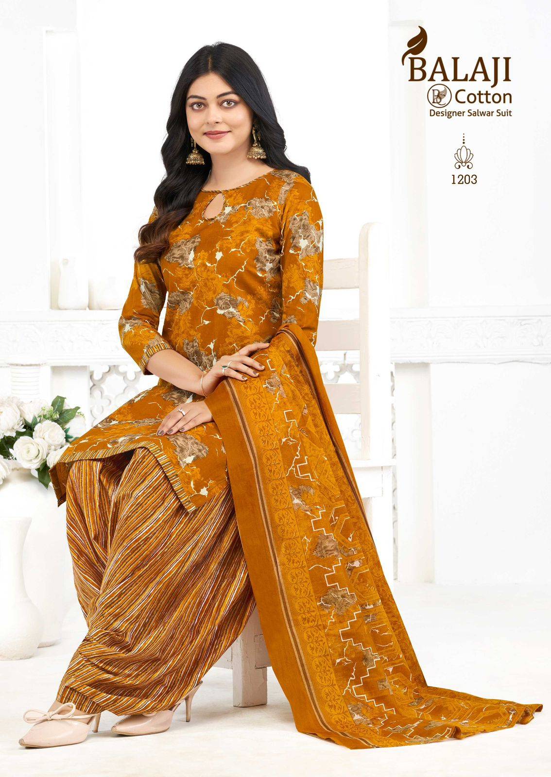 Balaji Sui Dhaaga Vol-12 Cotton Dress Material Wholesale Price 10 Pcs Catalog