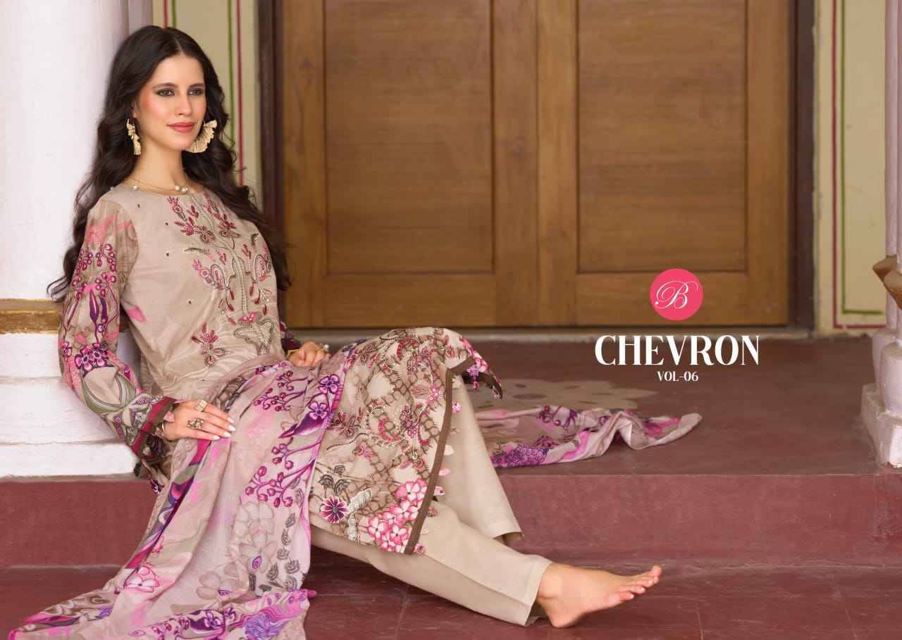 Belliza Chevron Vol 6 Cotton Dress Material 6 pcs Catalog | Wholesale Textiles Direct from Surat