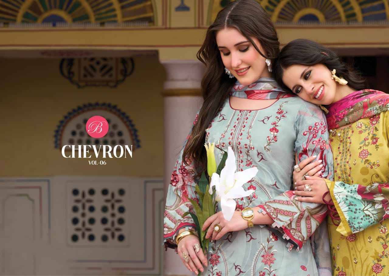 Belliza Chevron Vol 6 Cotton Dress Material 6 pcs Catalog | Wholesale Textiles Direct from Surat