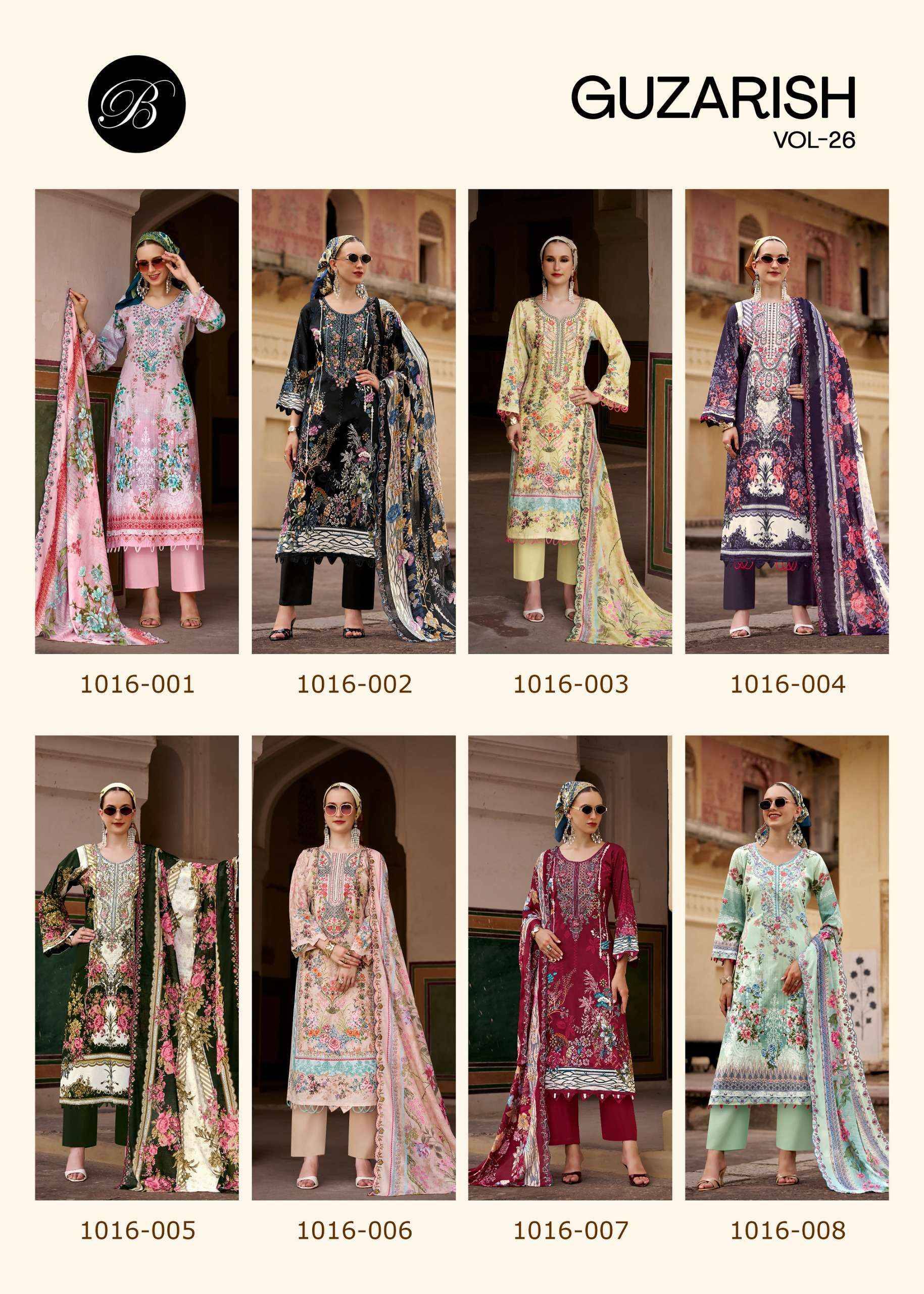 Belliza Designer Guzarish Vol 26 Cotton Salwar Suits 8 pcs Catalog | Surat Wholesale Market