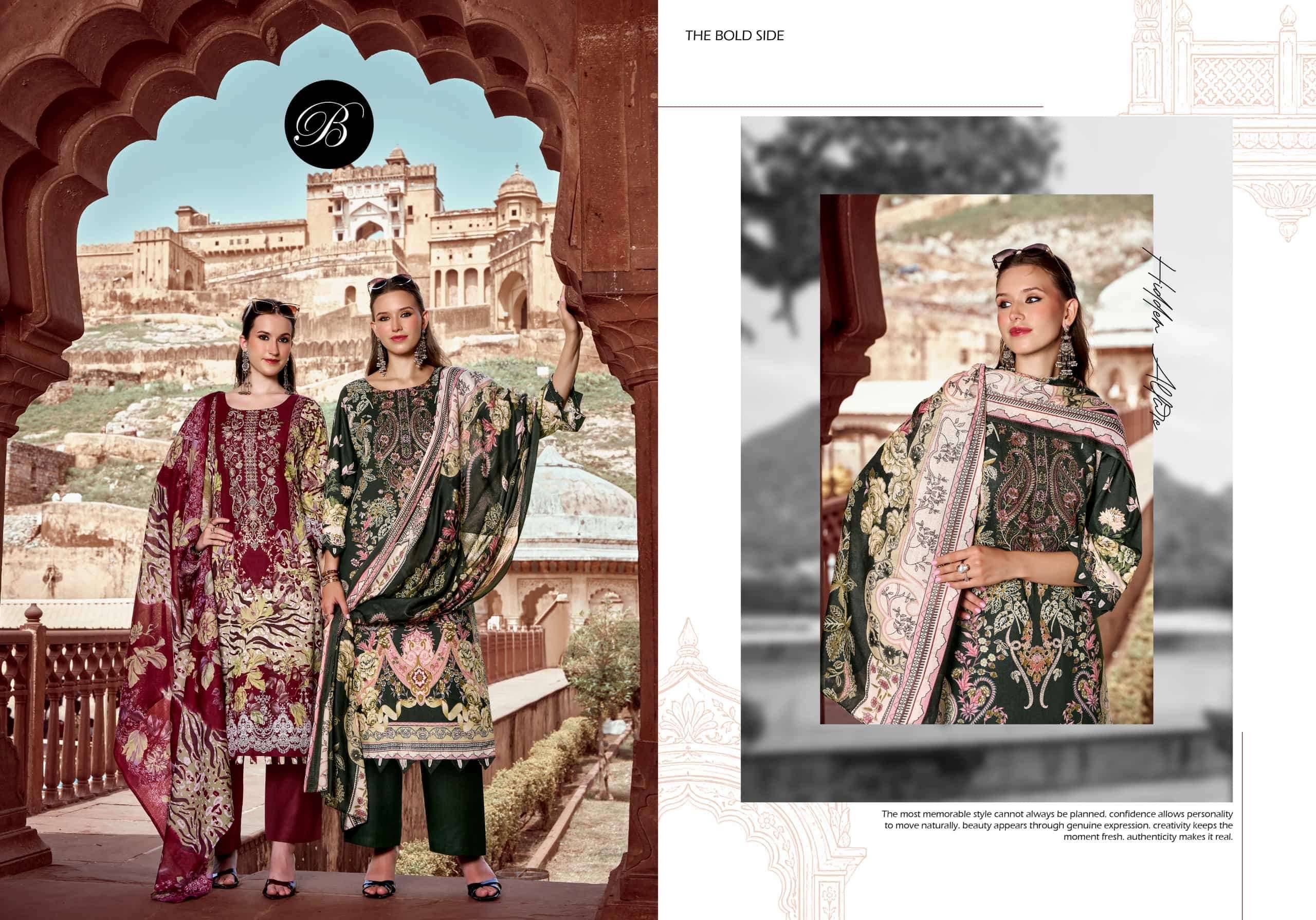 Belliza Naira Vol 158 Pure Cotton Dress Material With Price 8 Pcs Catalog