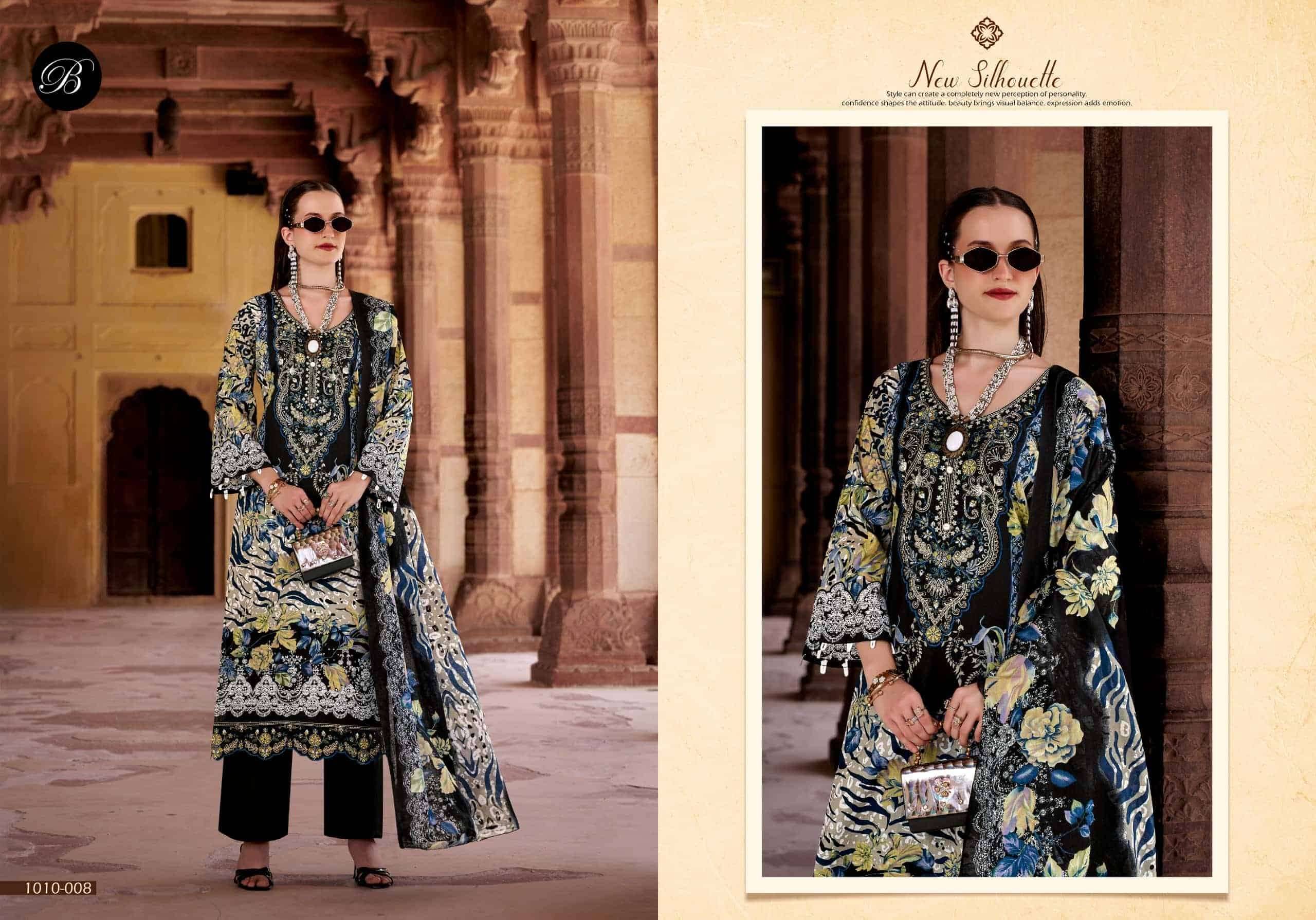 Belliza Safiya Vol 3 Pure Cotton Premium Salwar Suits 8 Pcs Catalog | Wholesale Dealer