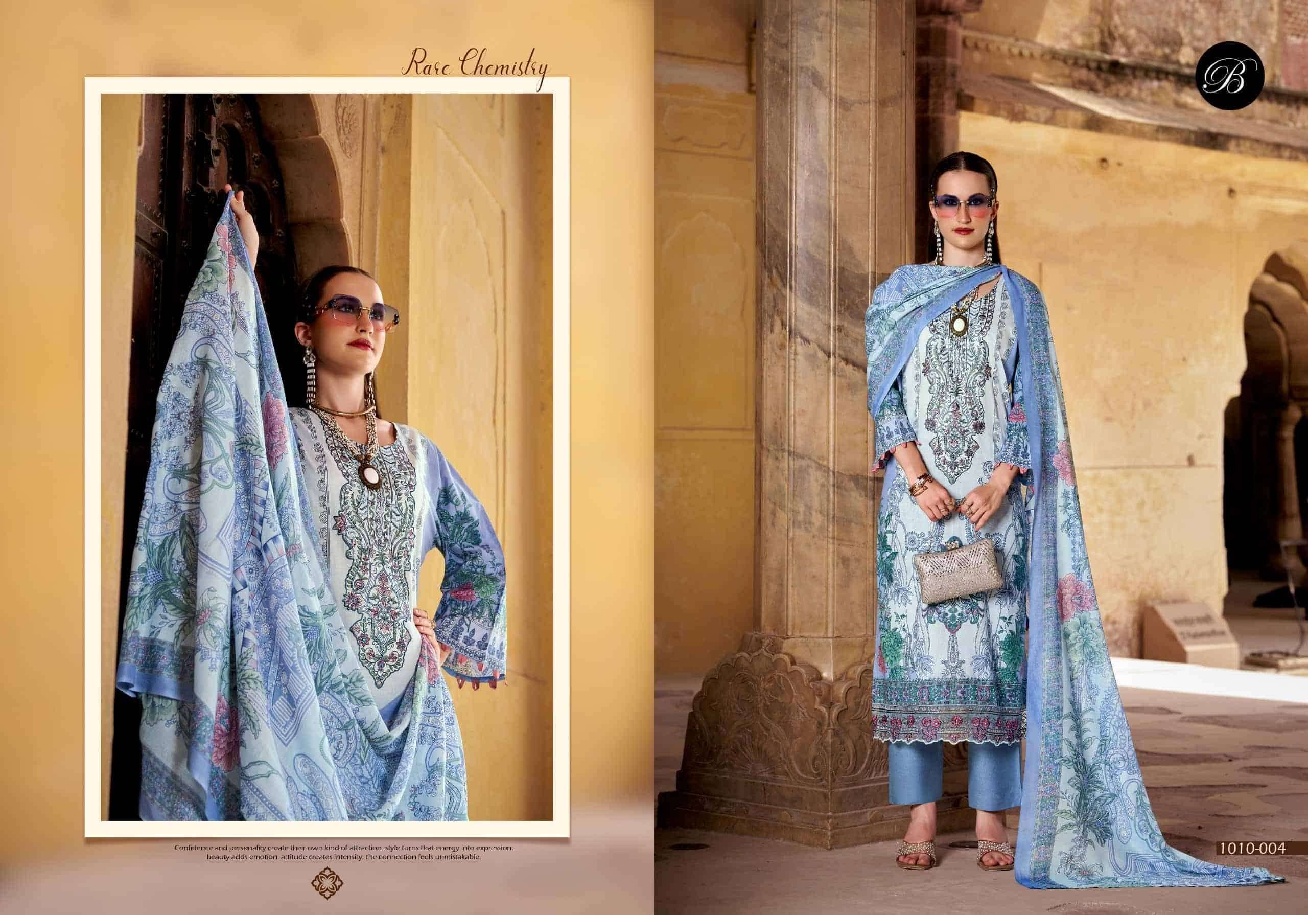 Belliza Safiya Vol 3 Pure Cotton Premium Salwar Suits 8 Pcs Catalog | Wholesale Dealer