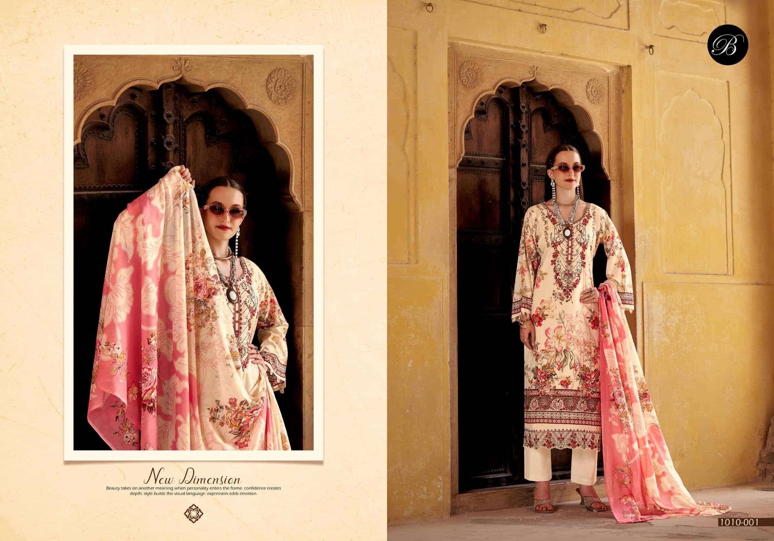 Belliza Safiya Vol 3 Pure Cotton Premium Salwar Suits 8 Pcs Catalog | Wholesale Dealer