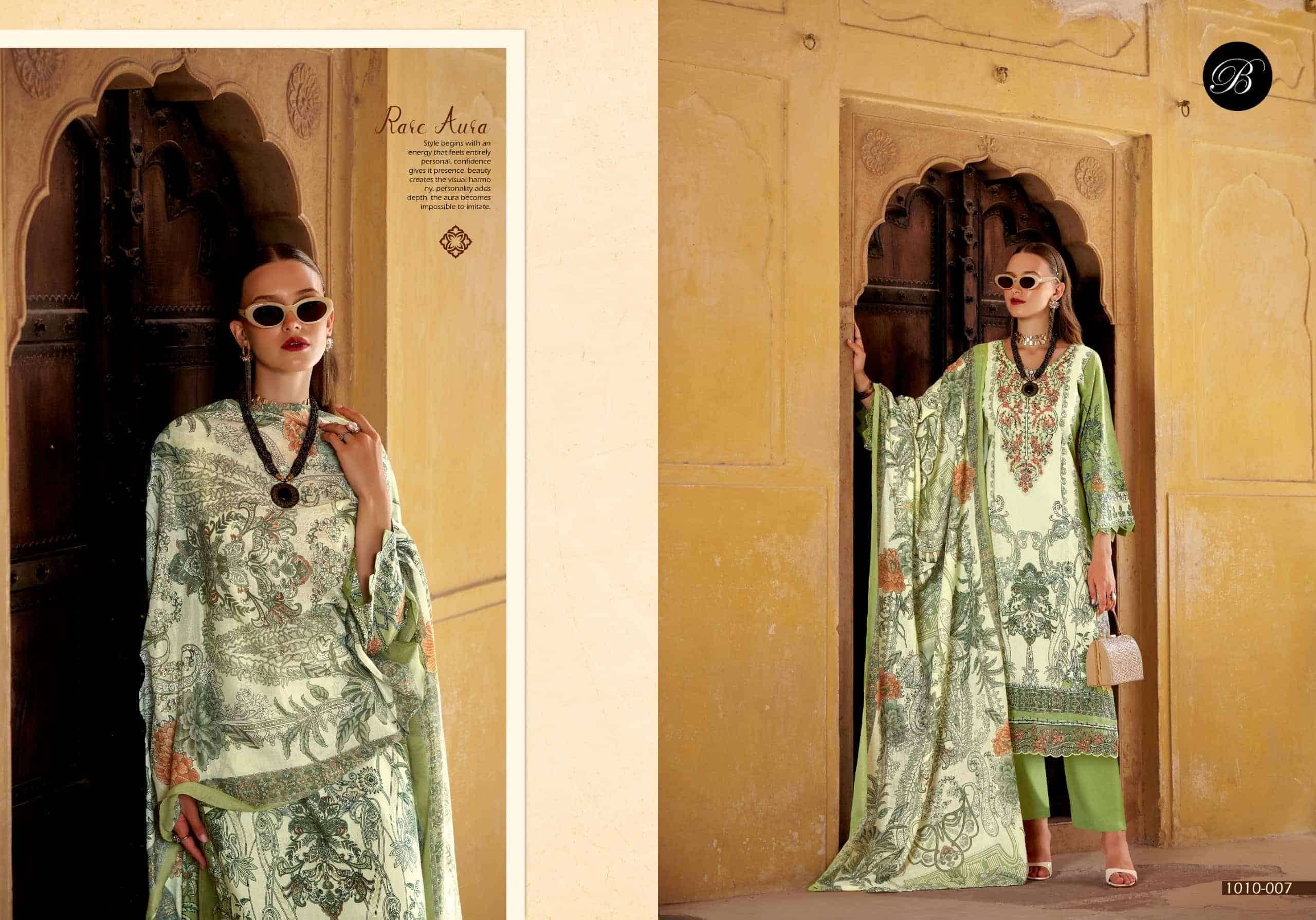 Belliza Safiya Vol 3 Pure Cotton Premium Salwar Suits 8 Pcs Catalog | Wholesale Dealer