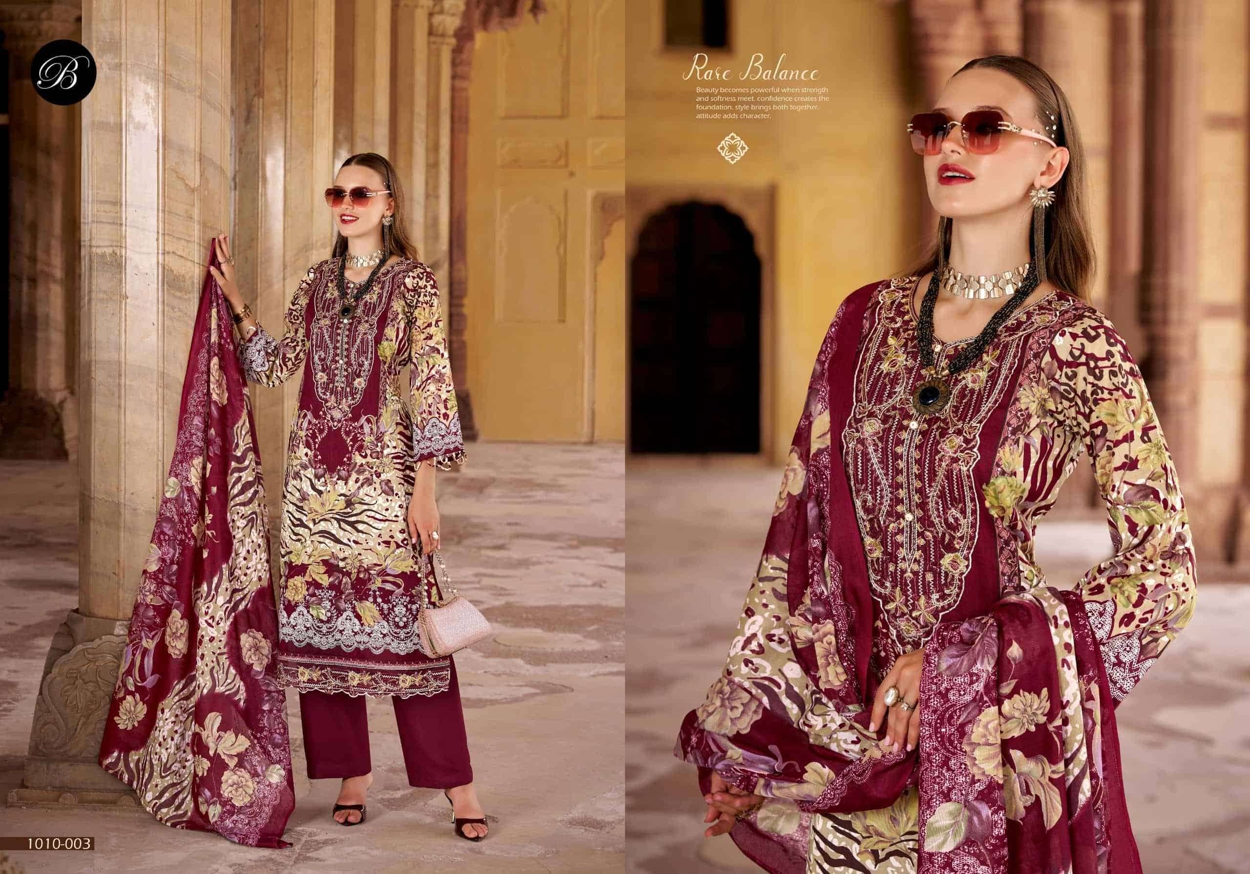 Belliza Safiya Vol 3 Pure Cotton Premium Salwar Suits 8 Pcs Catalog | Wholesale Dealer