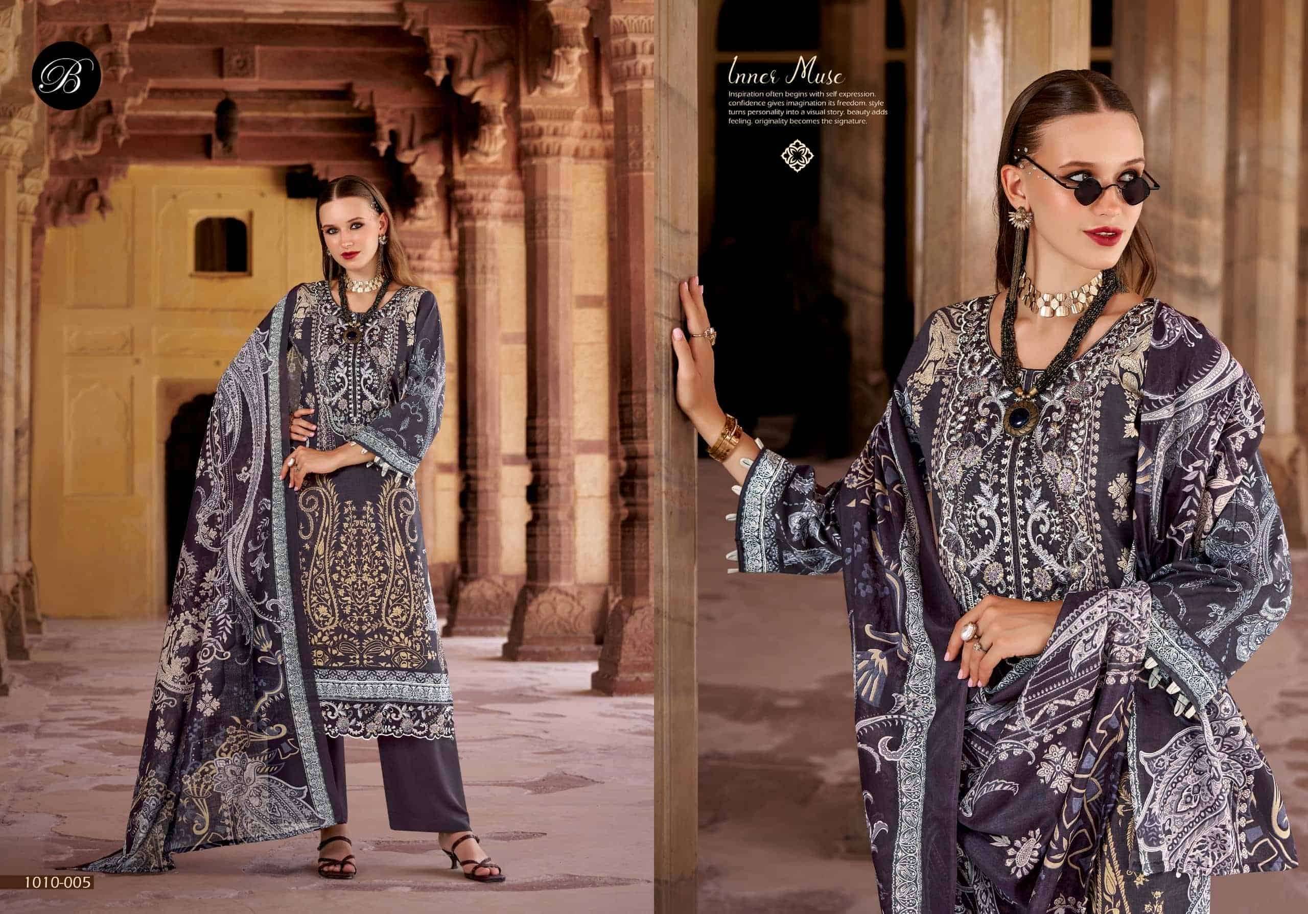 Belliza Safiya Vol 3 Pure Cotton Premium Salwar Suits 8 Pcs Catalog | Wholesale Dealer