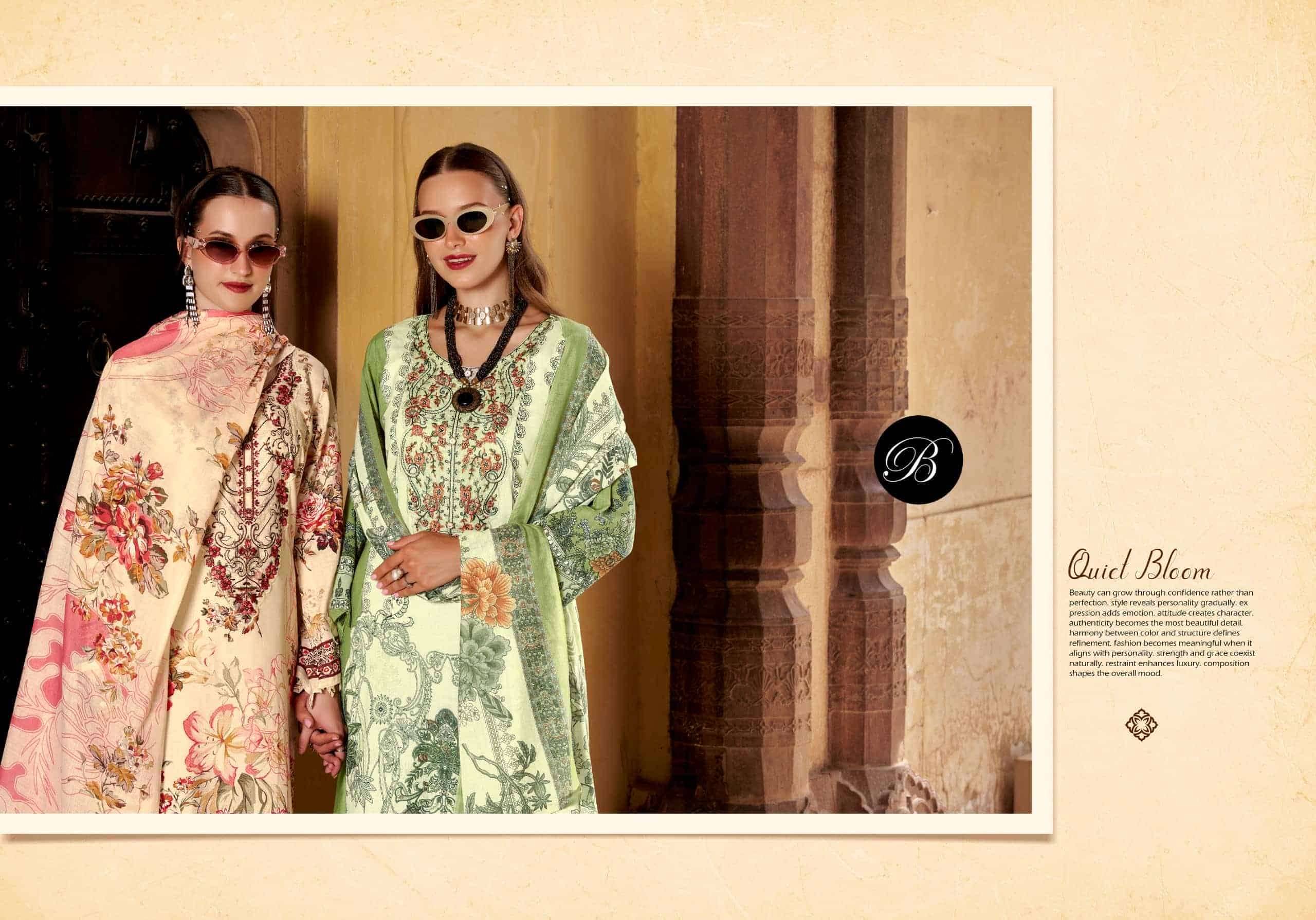 Belliza Safiya Vol 3 Pure Cotton Premium Salwar Suits 8 Pcs Catalog | Wholesale Dealer
