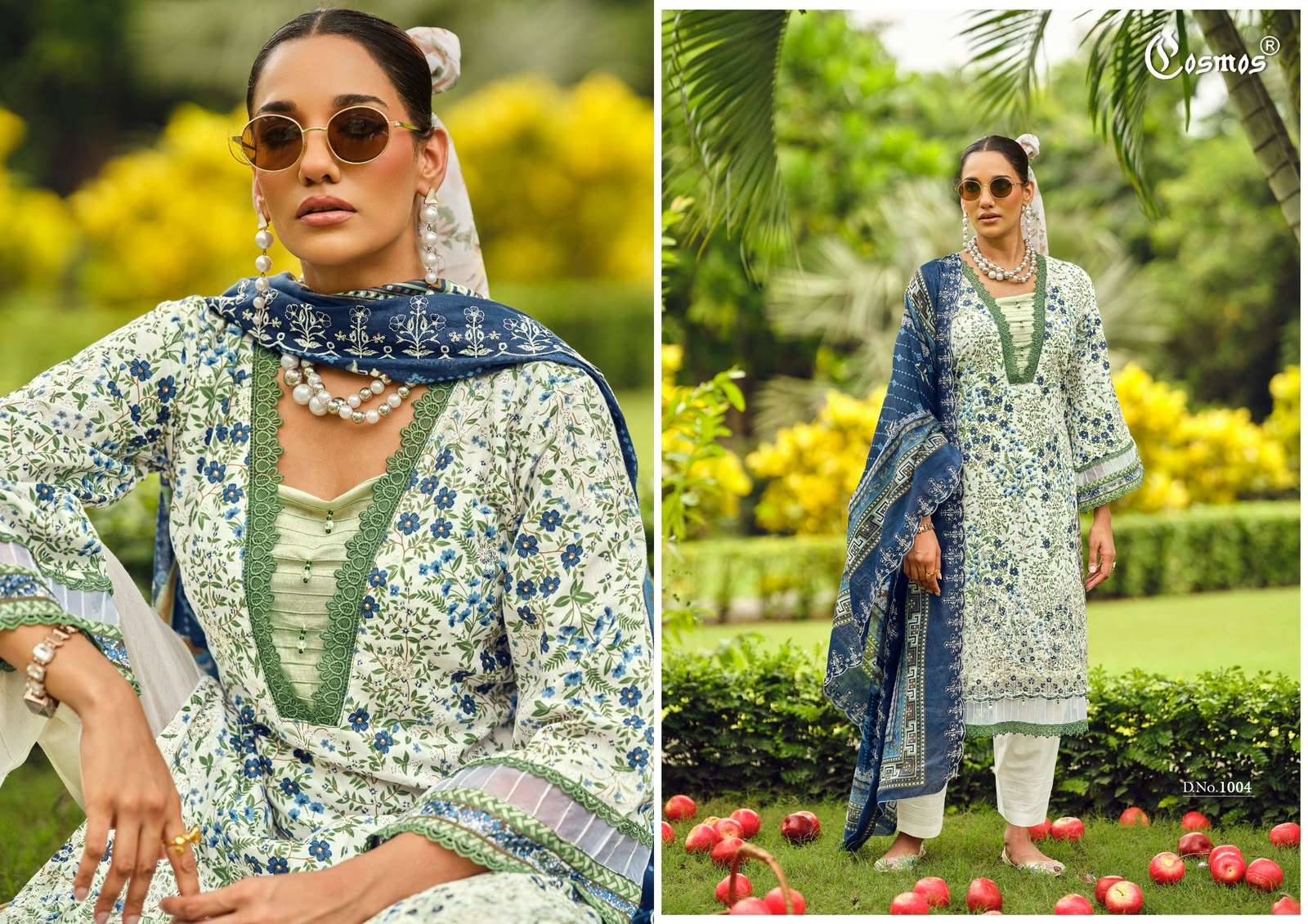 Cosmos Riwayat Lawn Vol 1 Cotton Pakistani Dress Material 6 Pcs Catalog
